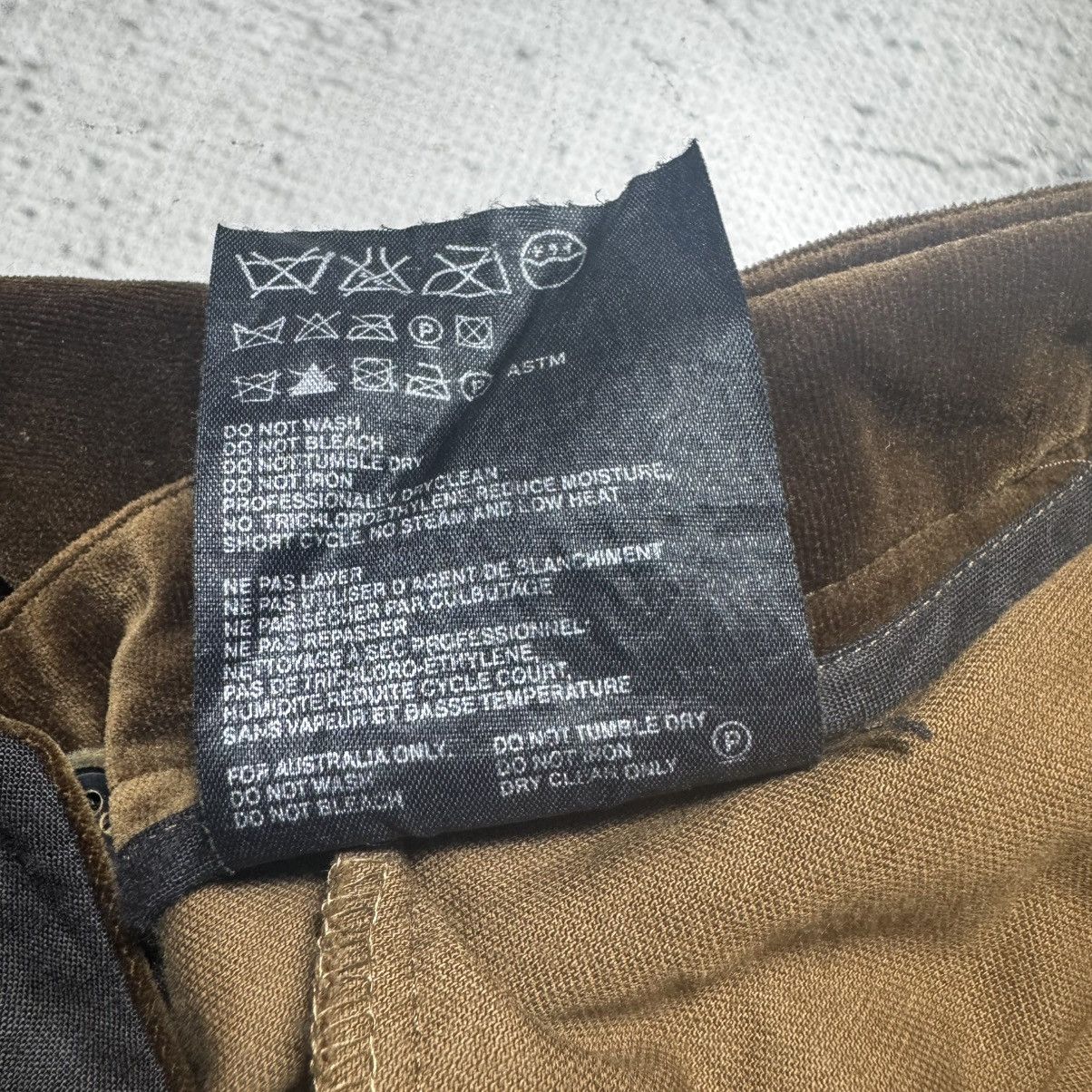 Jil Sander × Vintage Vintage velour pants by Jilsander old money very rare Size US 36 / EU 52 - 12 Thumbnail