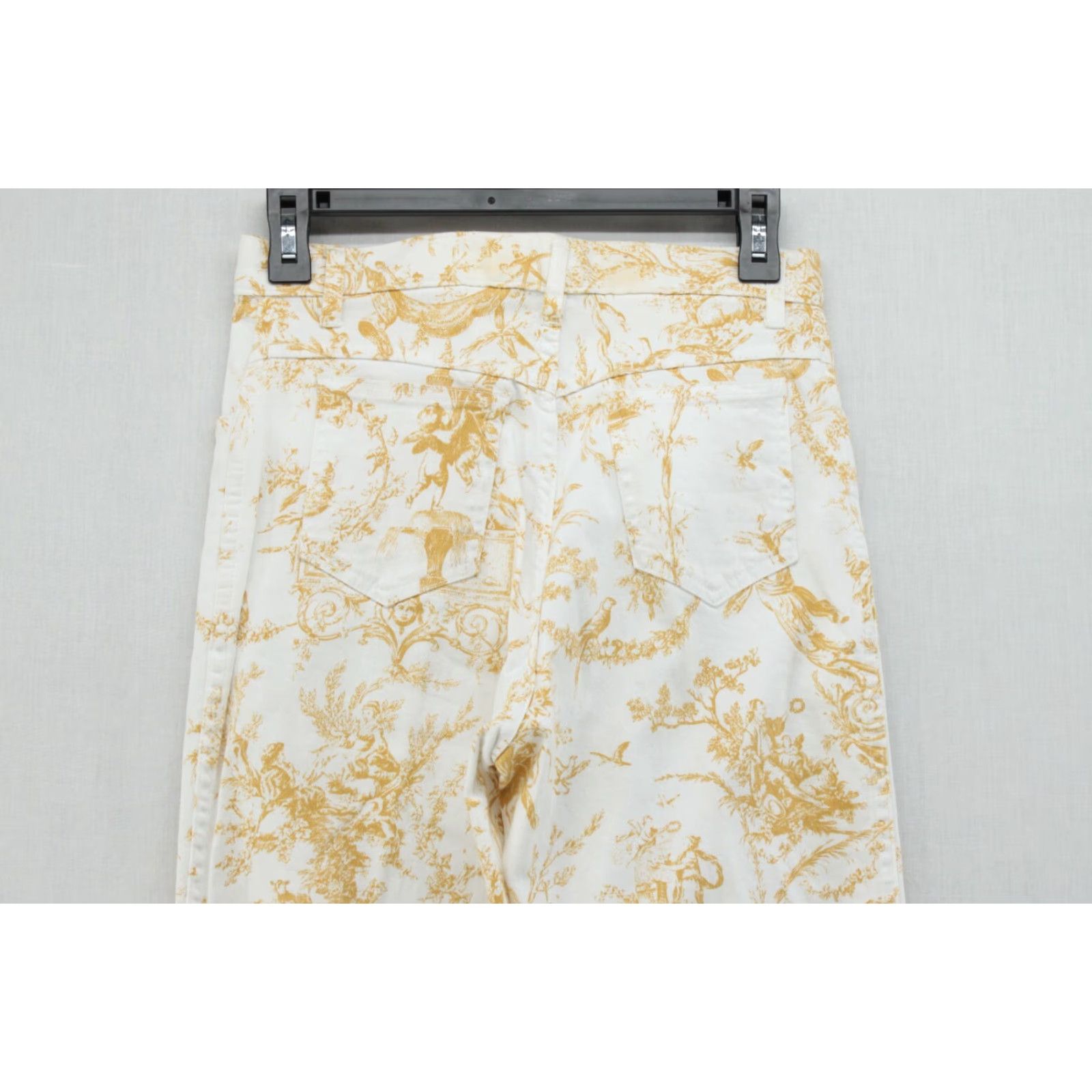 Vintage VINTAGE Mesmerize Toile Jeans White Floral 6 Regular 28in Inseam 28in 5-Pocket Cotton Blend Dry Clean Only USA Womens Jeans Bohemian Size 28" / US 6 / IT 42 - 6 Thumbnail