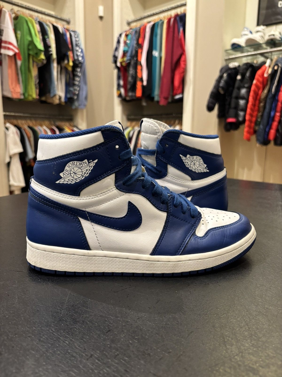 Jordan Brand Jordan 1 Retro Storm Blue Size US 8.5 / EU 41-42 - 1 Thumbnail