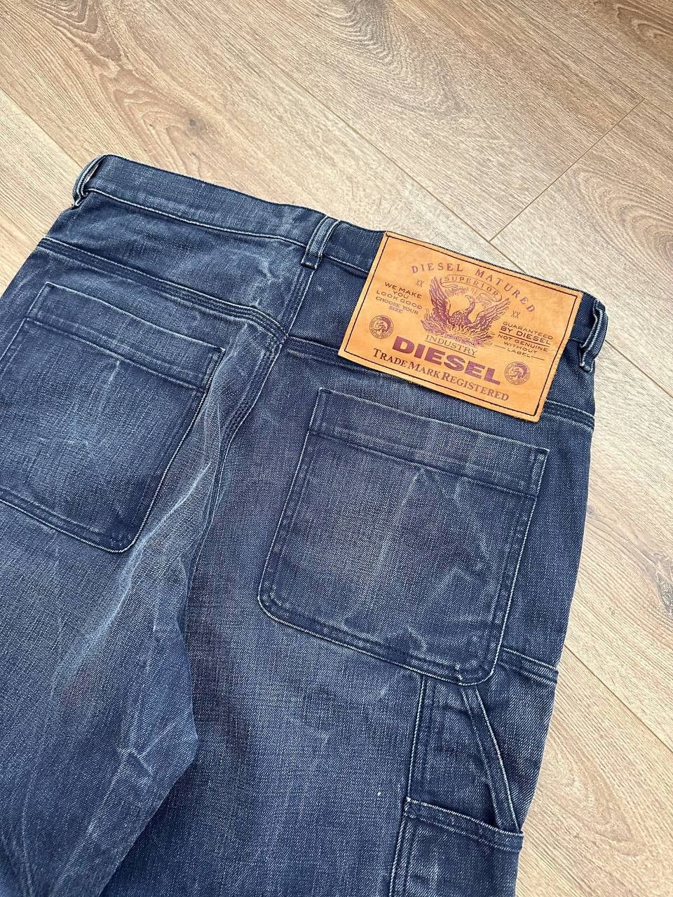Diesel Vintage Diesel Carpenter Smoky Grey Jeans Size US 34 / EU 50 - 2 Thumbnail