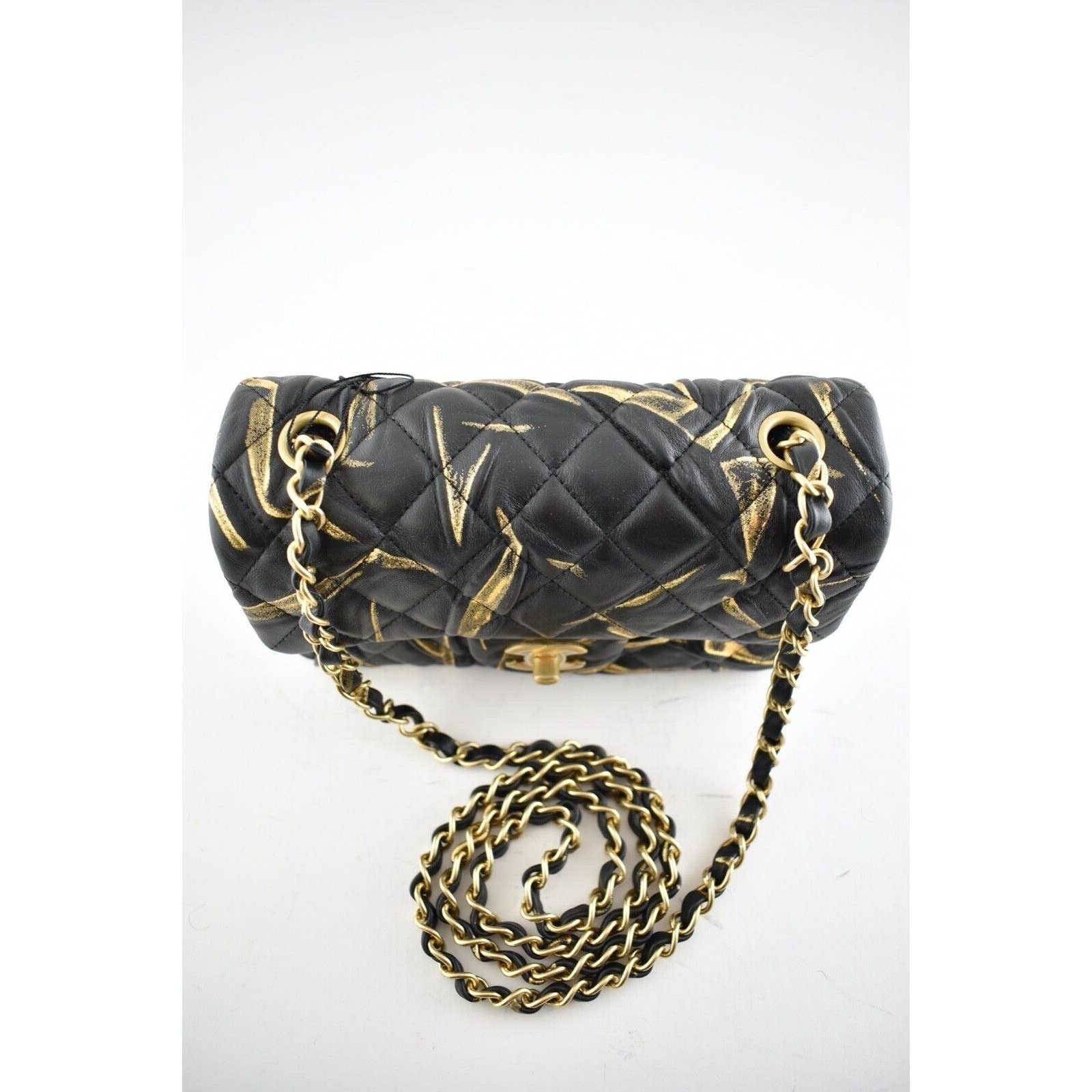 Chanel Chanel Mini Flap Rectangle CC Quilted Chain Crossbody Bag Size ONE SIZE - 8 Thumbnail