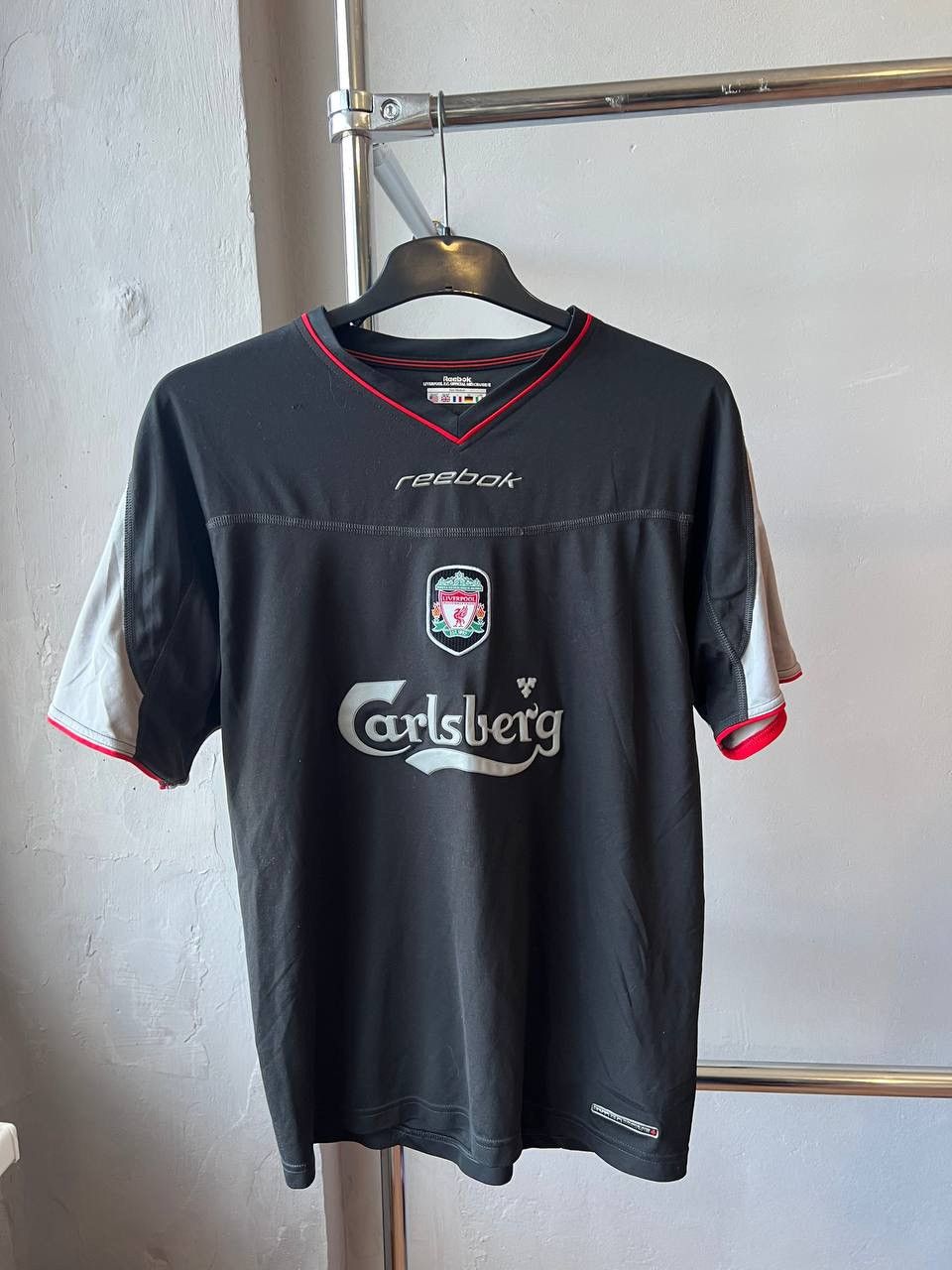 Reebok 2002/03 LIVERPOOL FC #10 OWEN SOCCER FOOTBALL JERSEY SHIRT L Size US L / EU 52-54 / 3 - 2 Thumbnail