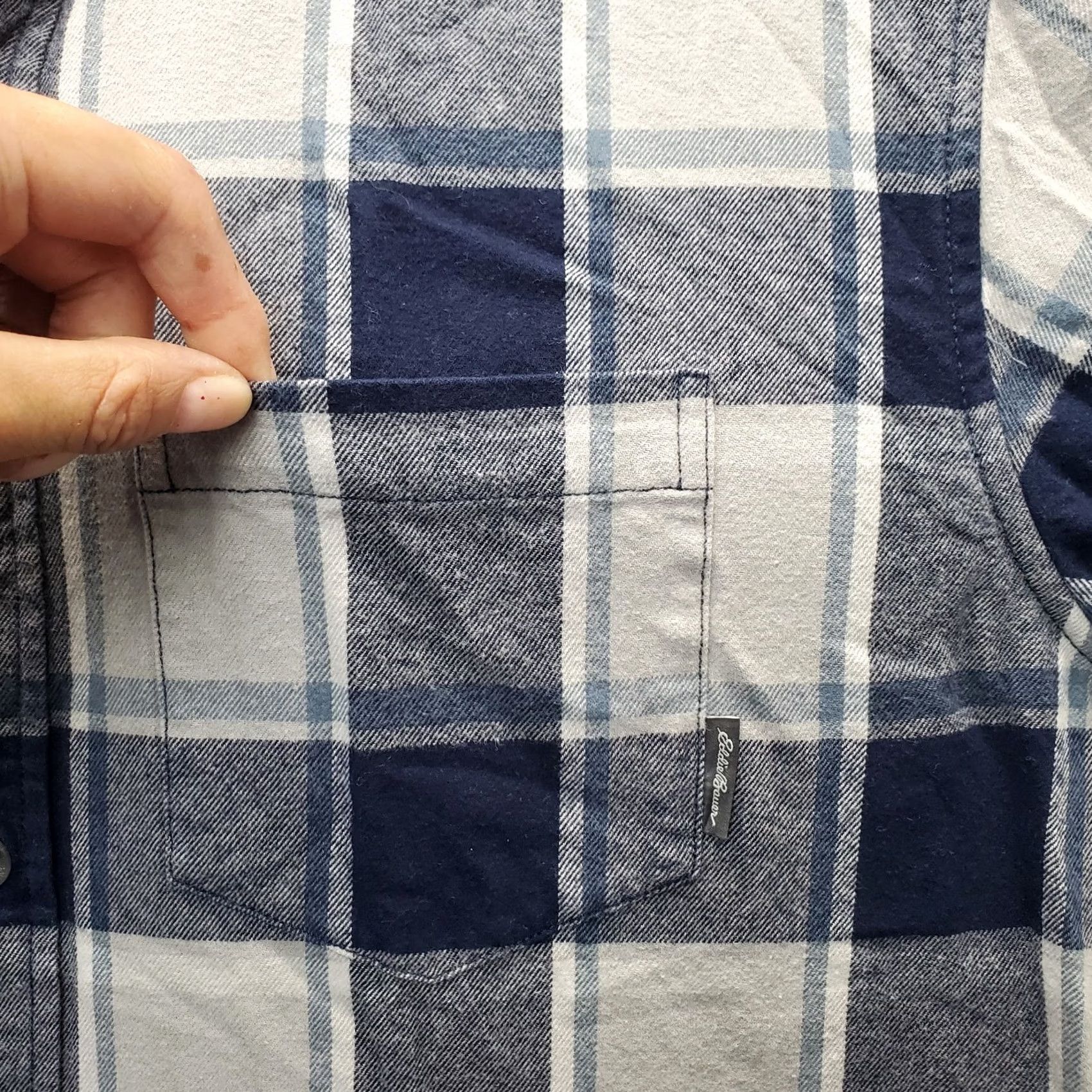 Eddie Bauer Vintage Eddie Bauer Flannel Shirt Mens LT Multi Plaid Classic Fit Button-Down Size US L / EU 52-54 / 3 - 7 Thumbnail