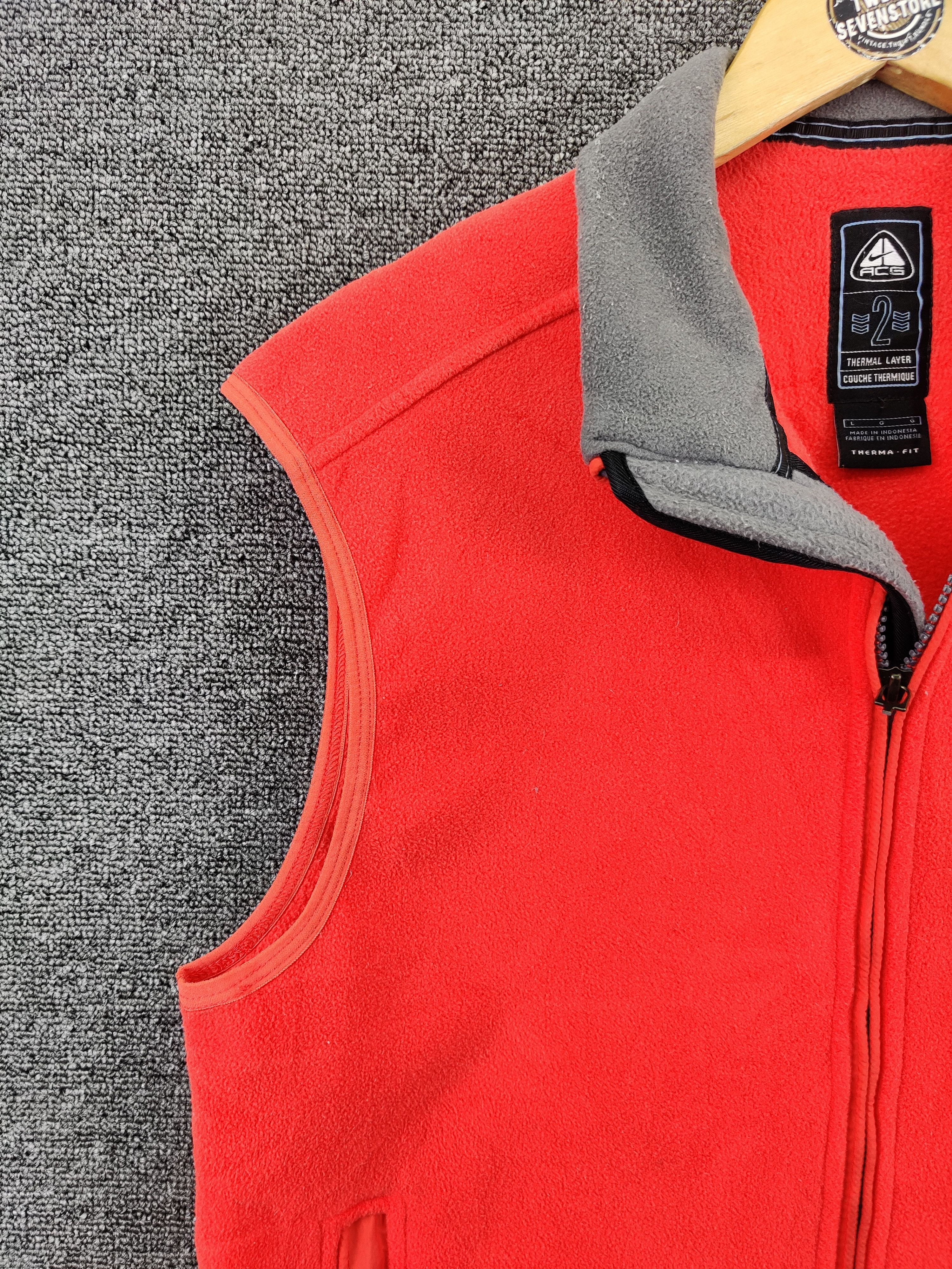 Nike Vintage Nike ACG Fleece Zip Up Vest Size US L / EU 52-54 / 3 - 4 Thumbnail