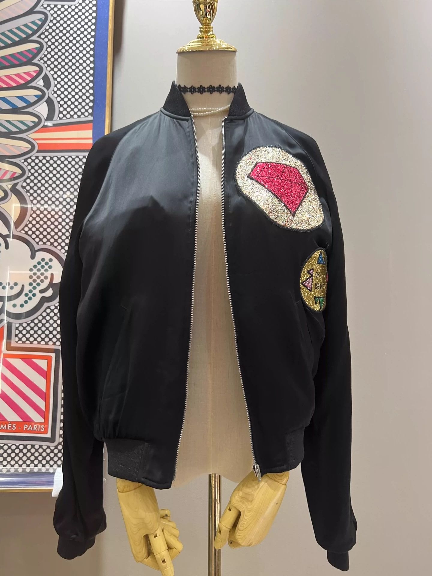 Saint Laurent Paris Saint Laurent Paris baseball jacket Size US L / EU 52-54 / 3 - 1 Thumbnail