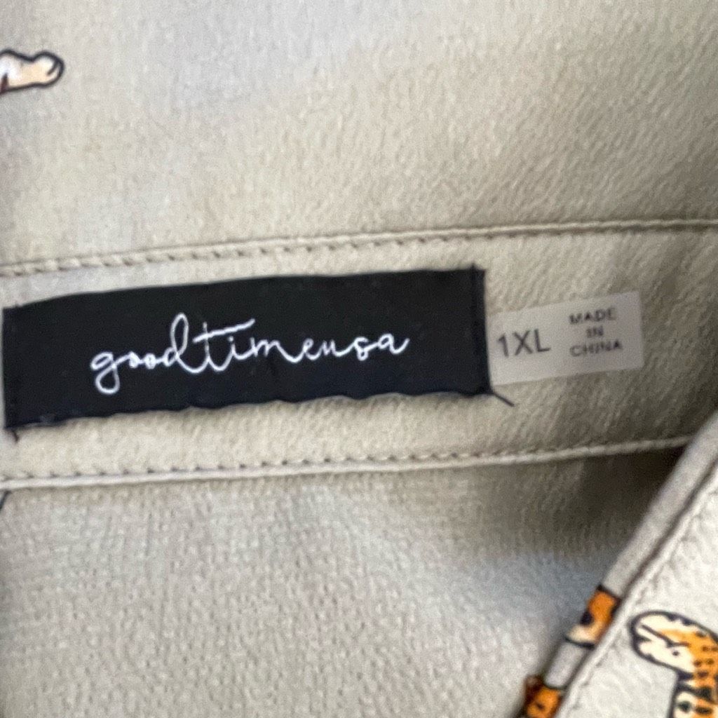Other NWOT Good Times USA My Remedy Pant Top Set Sage Green Cheeta Size XL / US 12-14 / IT 48-50 - 7 Thumbnail