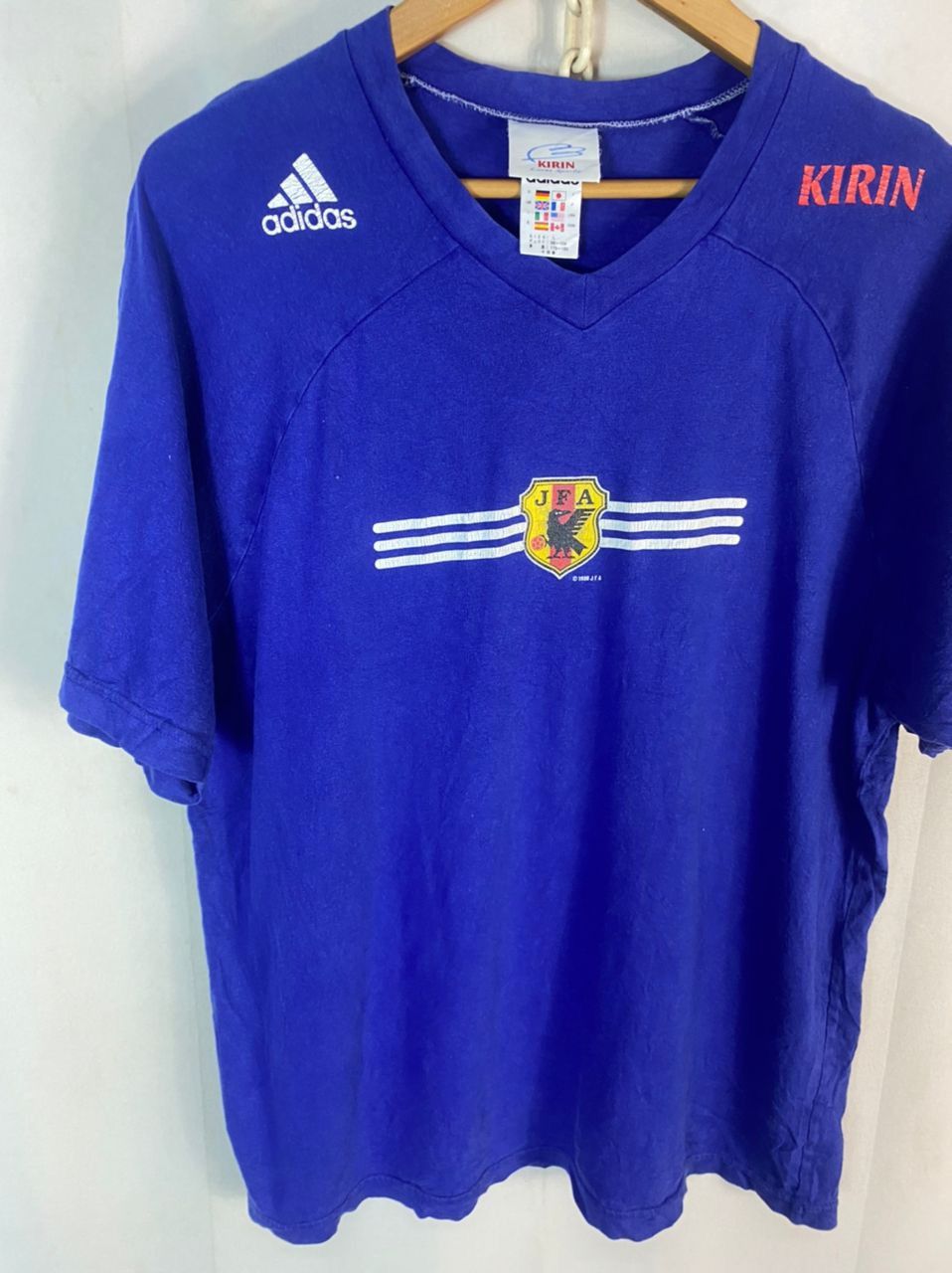 Adidas × Japanese Brand × Vintage Vintage adidas kirin printed tshirt Size US L / EU 52-54 / 3 - 2 Thumbnail