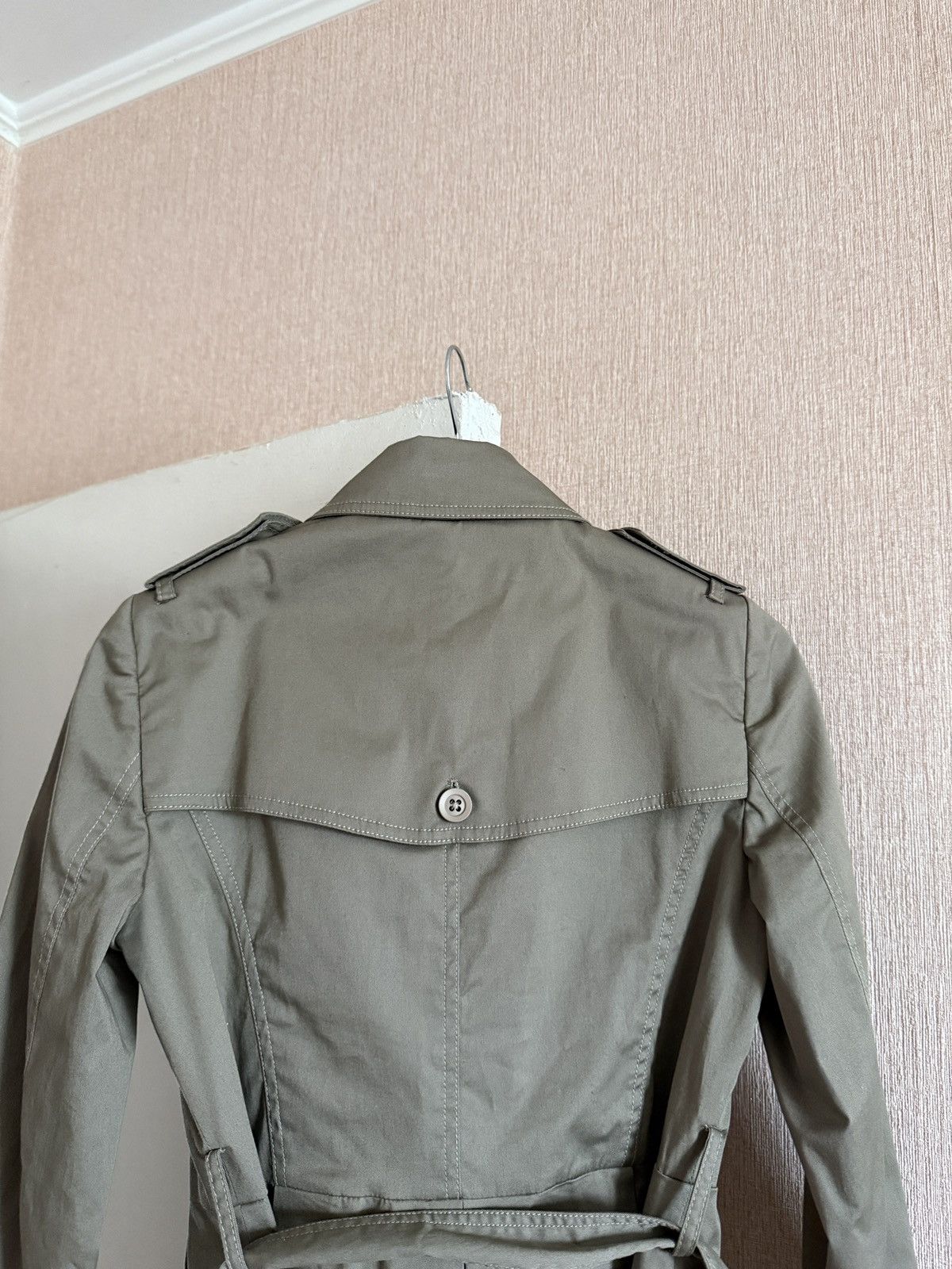 Other Vintage John Ashfield Girl Trench Coat Womens Belted Jacket Size M / US 6-8 / IT 42-44 - 10 Thumbnail