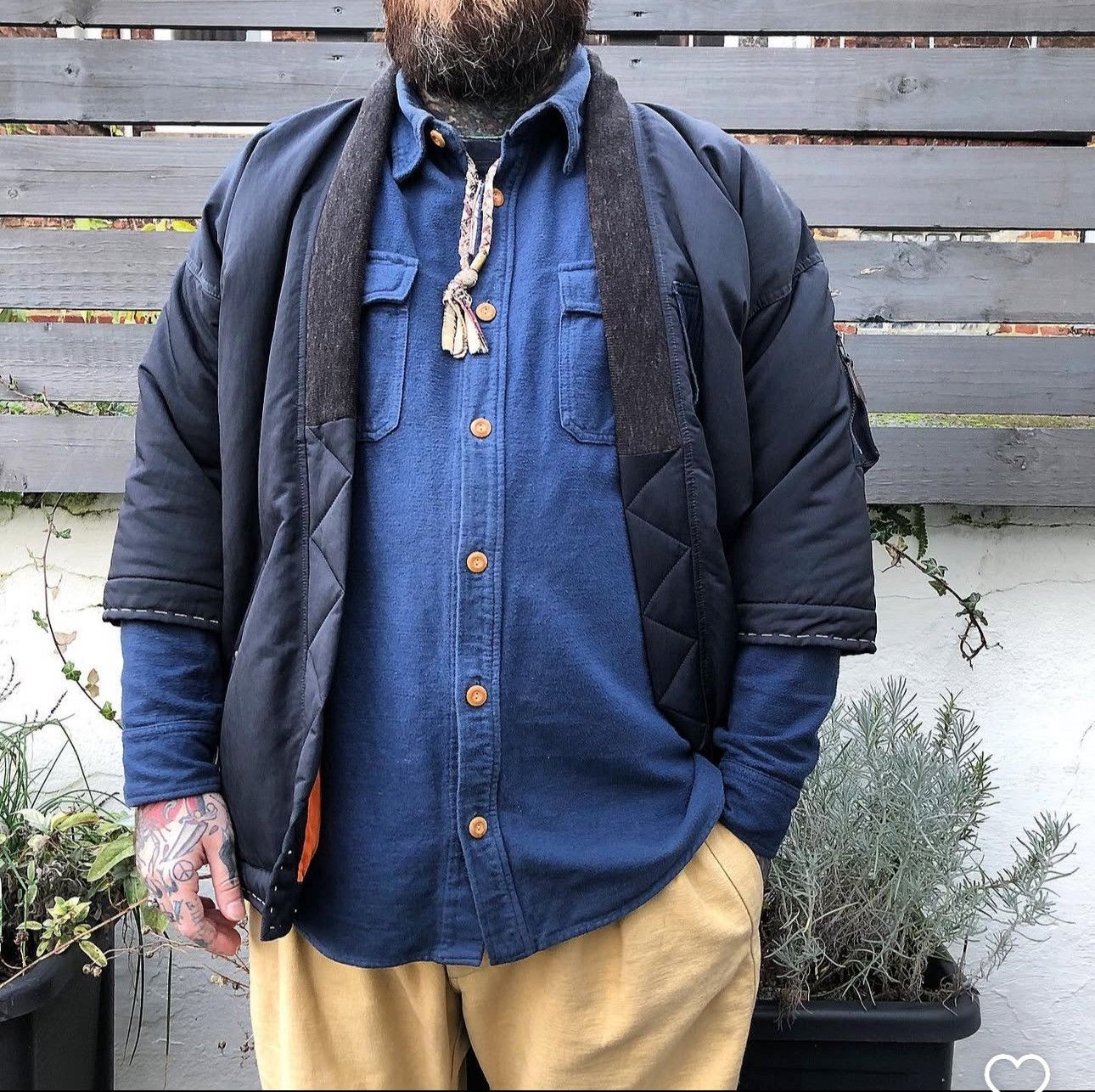 ジャケット・アウター visvim SANJURO KIMONO JKT 3 Visvim Sanjuro Kimono Down Jacket，size3