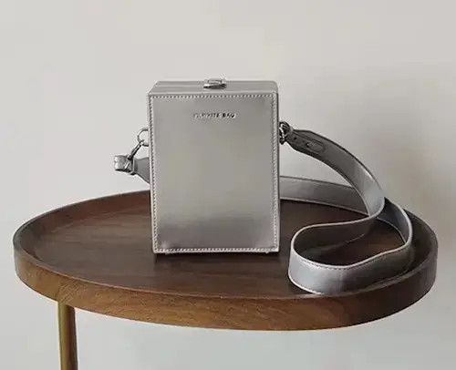 Japanese Brand Retro fashion pu leather crossbody box bag camera bag Size ONE SIZE - 2 Thumbnail