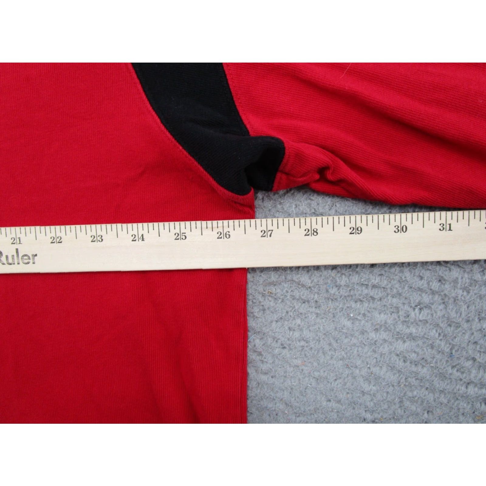 Polo Ralph Lauren VINTAGE Polo Jeans Co Ralph Lauren Rugby Shirt Mens XL Red Long Sleeve Rugby Shirt Red Size US XL / EU 56 / 4 - 7 Thumbnail