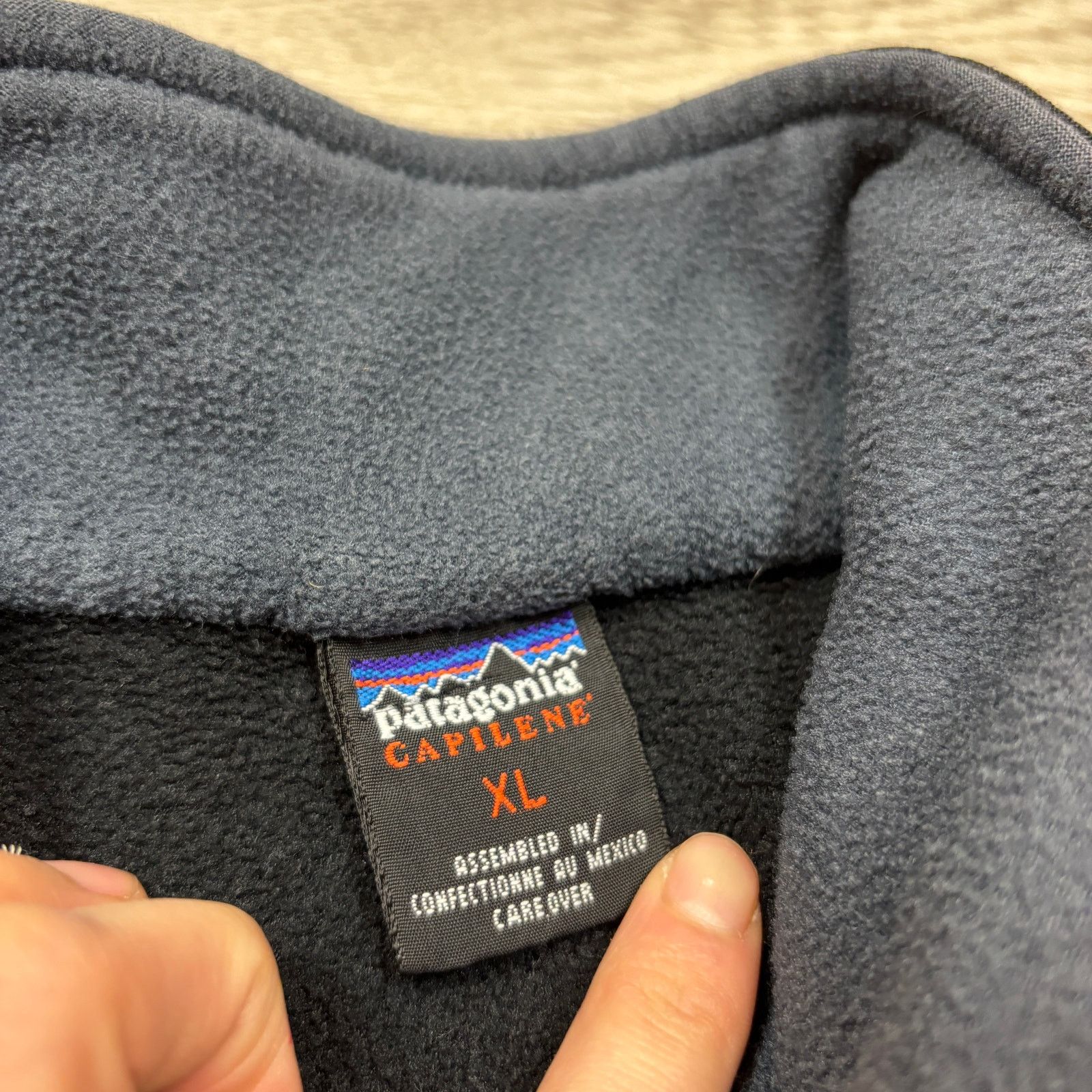 Patagonia × Vintage Vintage Patagonia Capilene 1/4 Zip Fleece Pullover Men's XL Size US XL / EU 56 / 4 - 4 Thumbnail