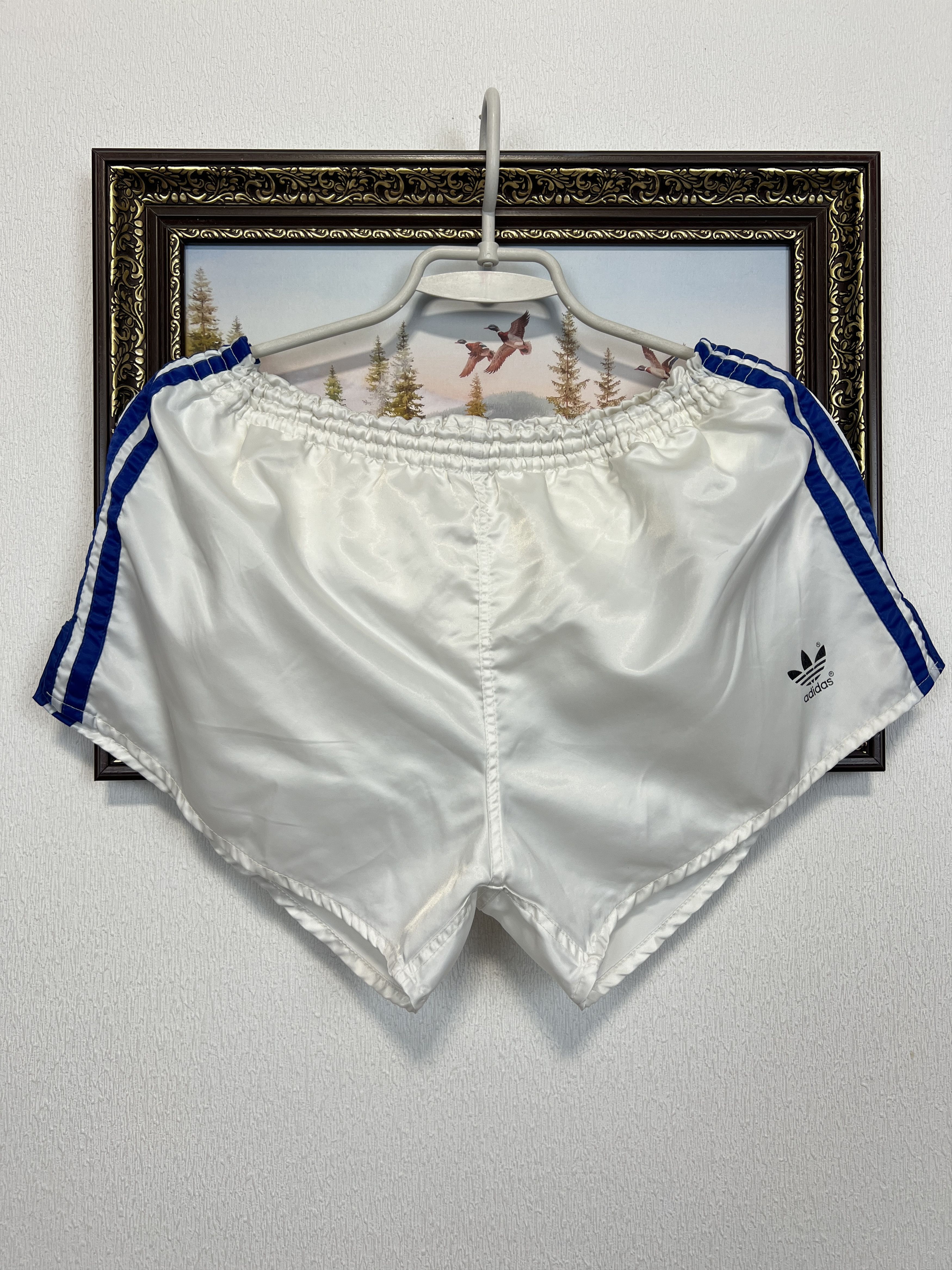 Adidas Vintage Adidas West Germany Nylon Shorts Run Athletic Rare Size US 32 / EU 48 - 1 Thumbnail