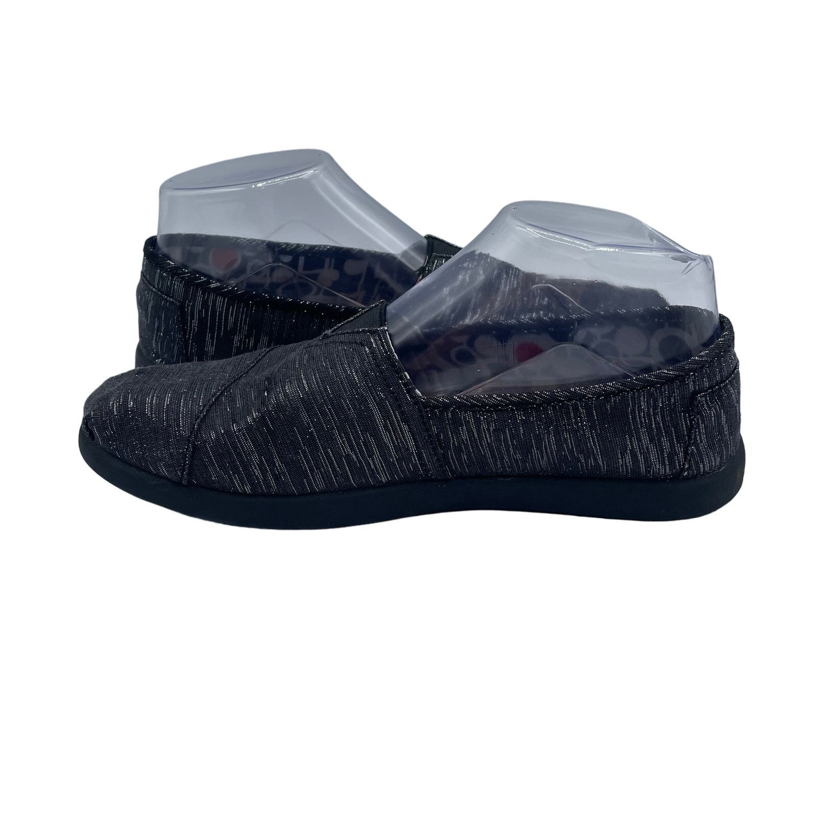 SKECHERS Bobs Skechers Black Flats Slip Ons Shoes Comfort Womens 7 Size US 7 / IT 37 - 6 Thumbnail