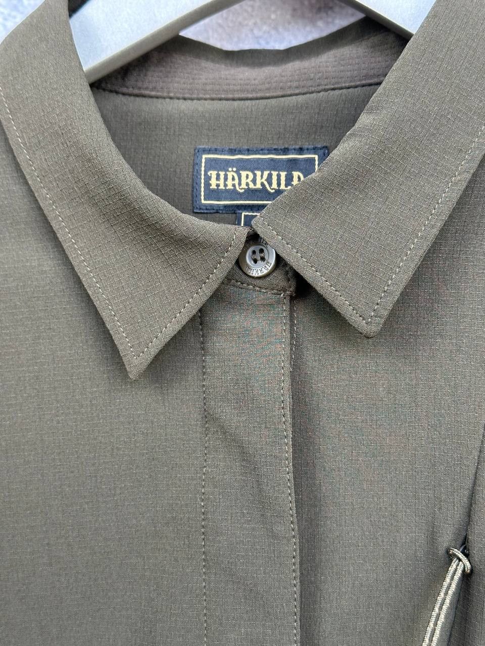 Other Harkila Herlet Tech Button Up Shirt Technical Ripstop Fabric Size L / US 10 / IT 46 - 13 Thumbnail
