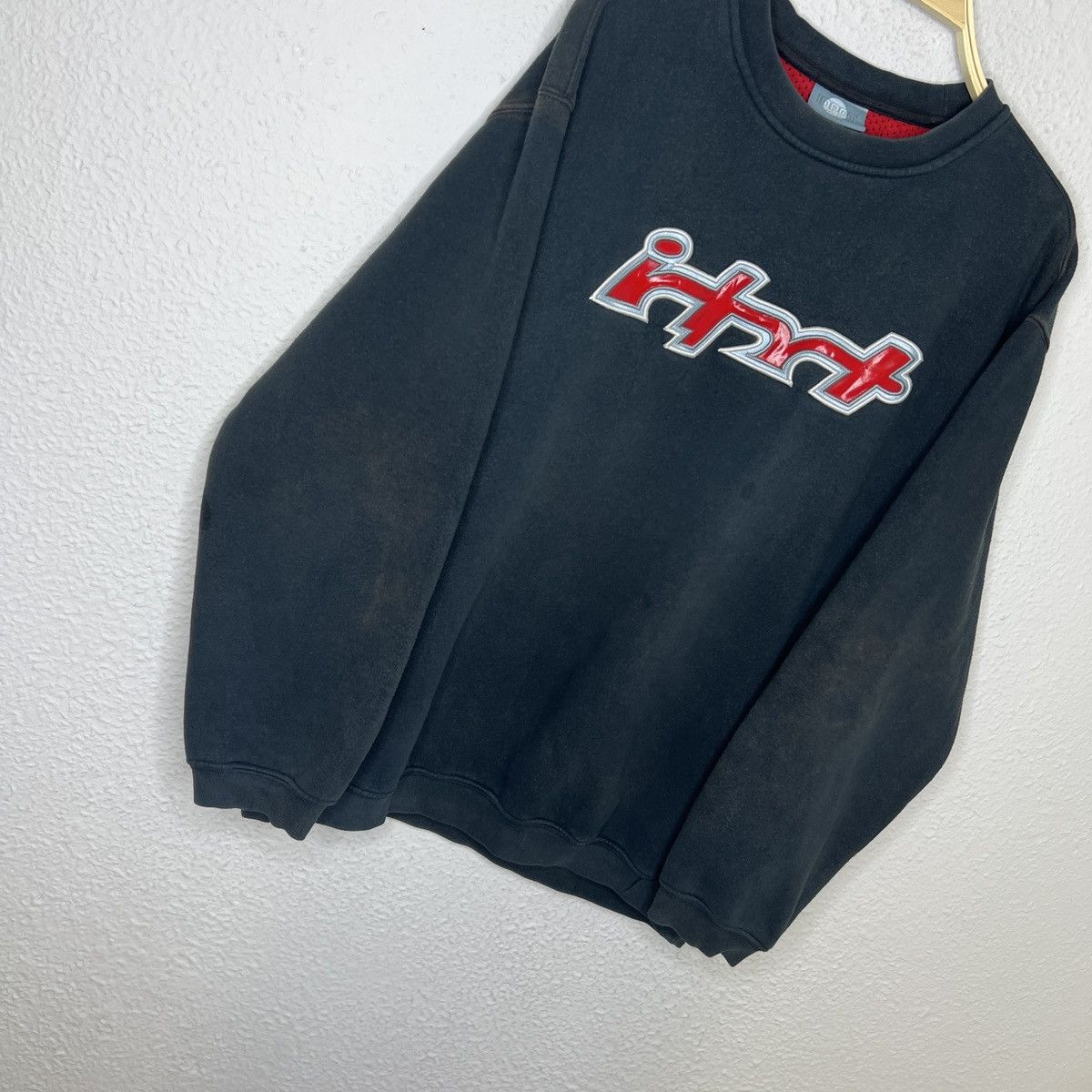 Japanese Brand × Vintage Vintage Faded IDPDT Rap Hip Hop Japanese Style Sweatshirt Size US XL / EU 56 / 4 - 2 Thumbnail