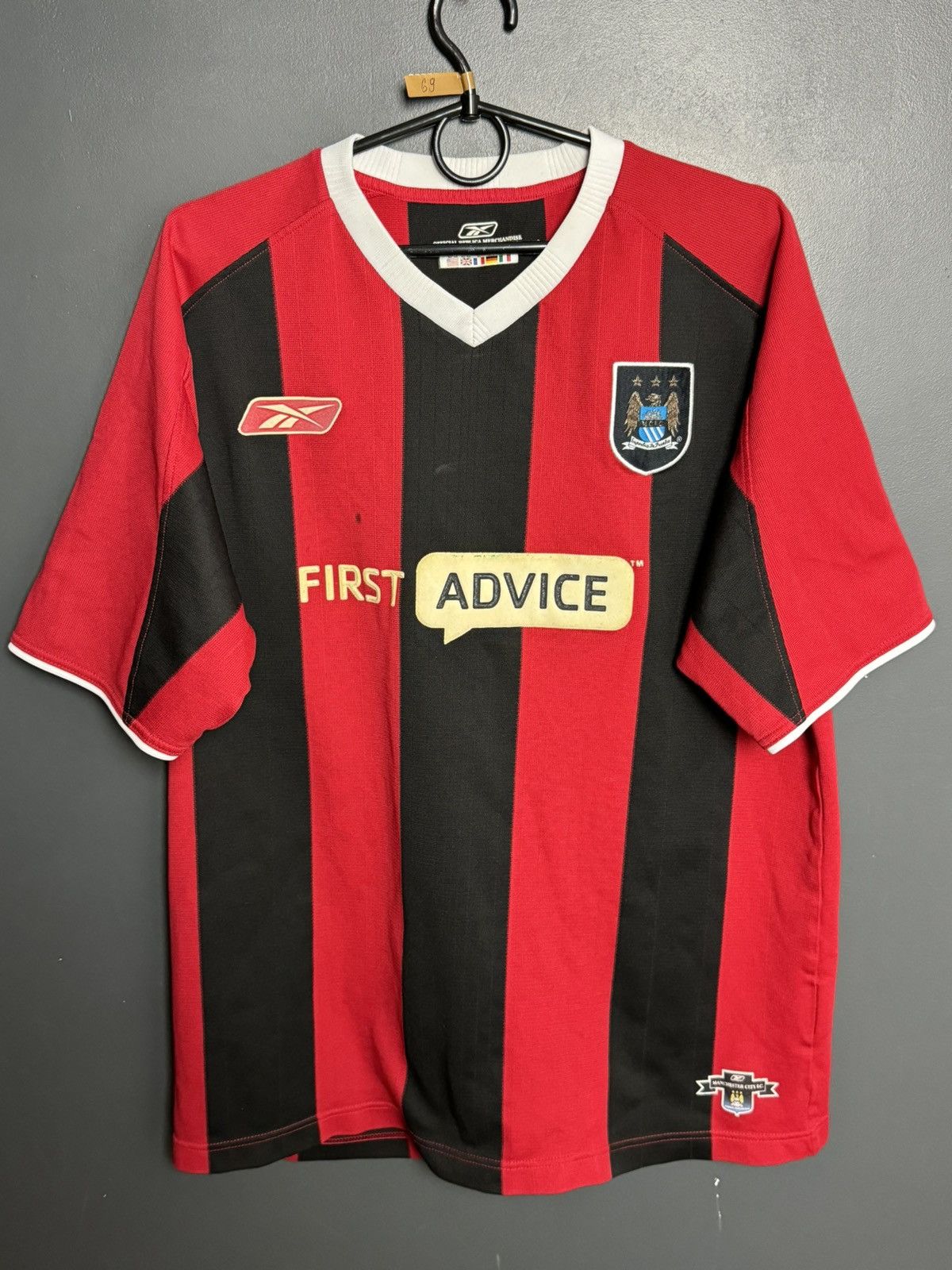 Reebok Manchester City 03/04 Away Football Jersey Size US XL / EU 56 / 4 - 1 Thumbnail