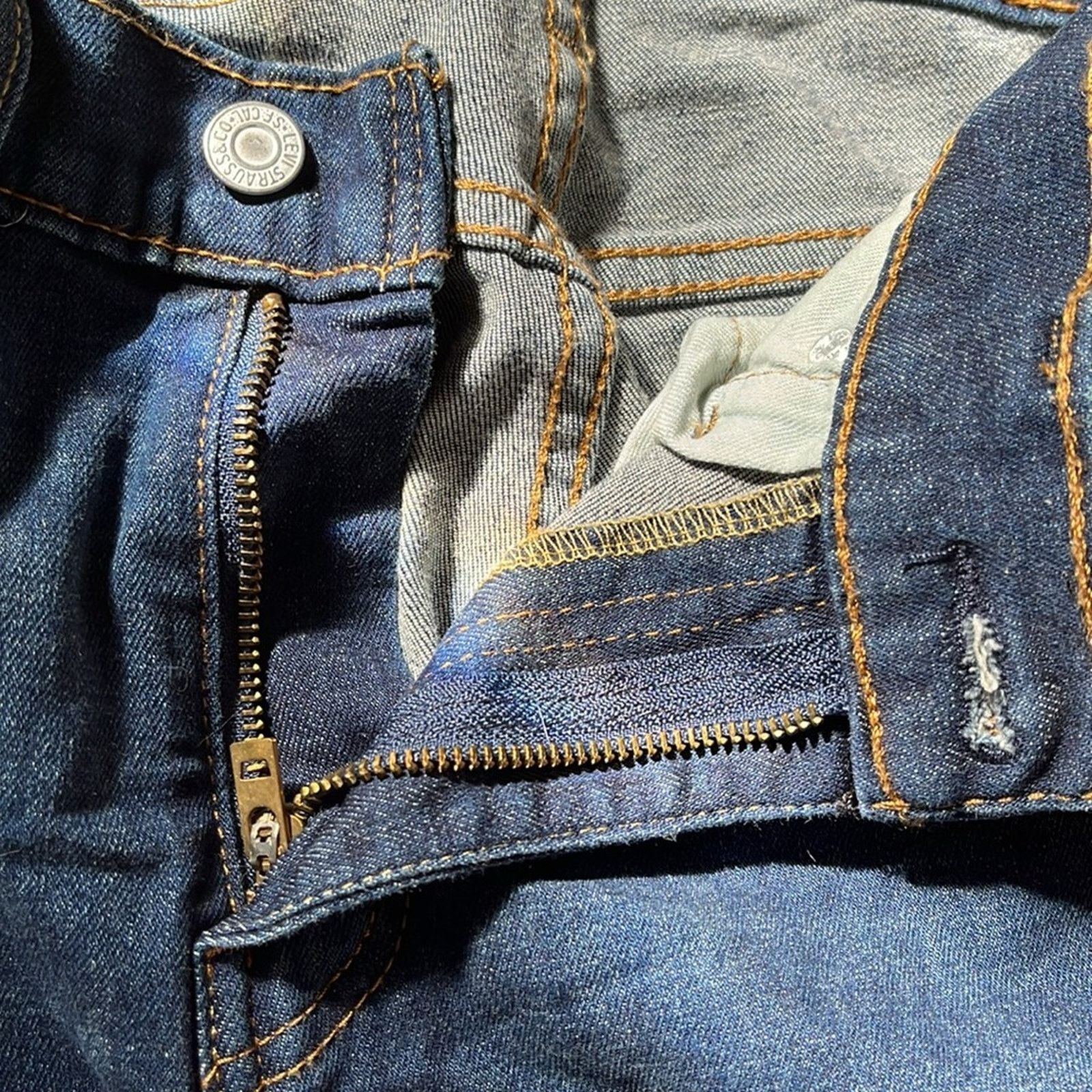 Levi's Levis 512 Slim Taper Jeans Mens 28x30 Blue Stretch Denim Size US 28 / EU 44 - 4 Thumbnail