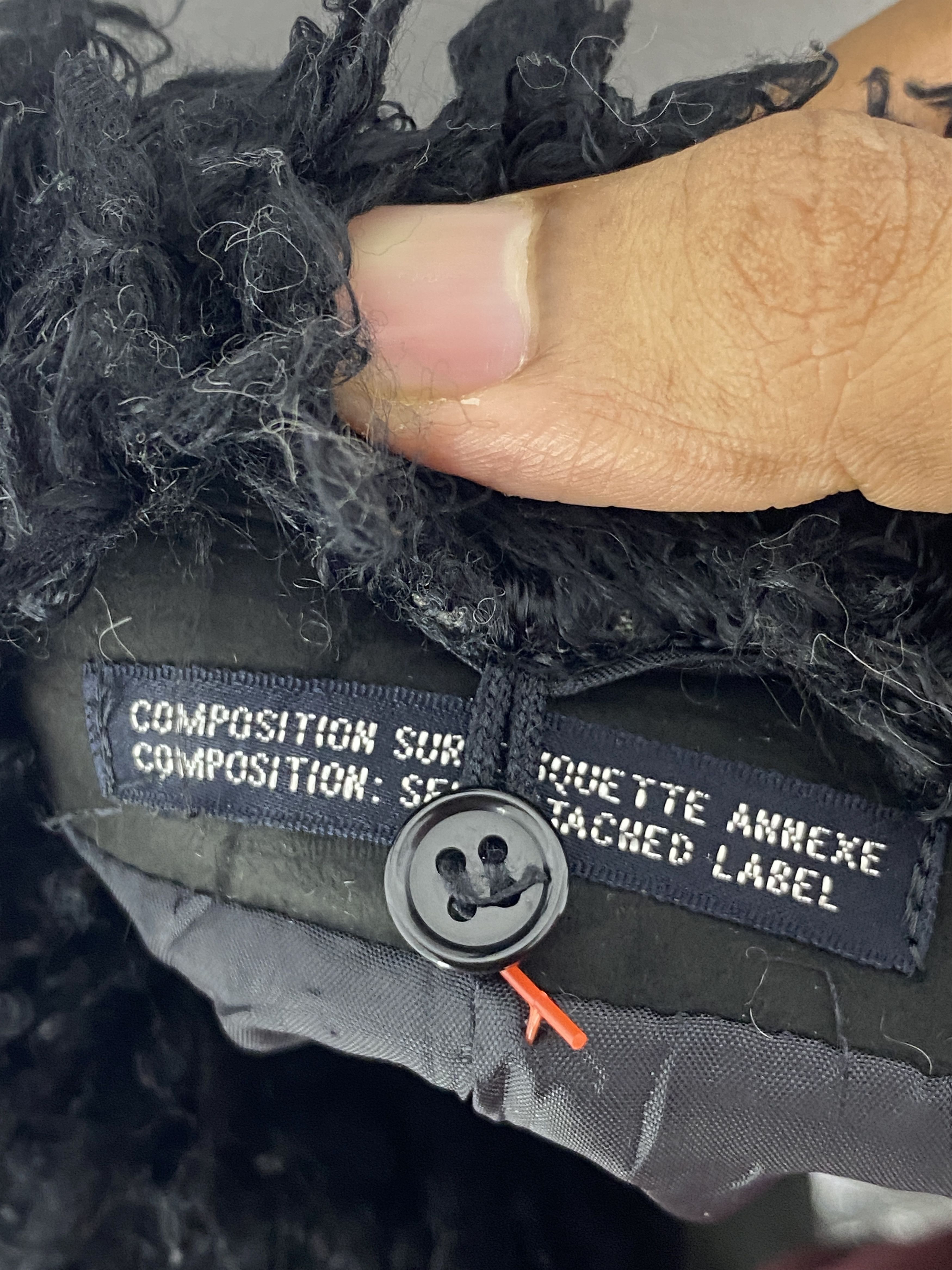 Japanese Brand Ined X Yohji Yamamoto Sherpa Collar Jacket MJ0103Z Size XS / US 0-2 / IT 36-38 - 12 Thumbnail