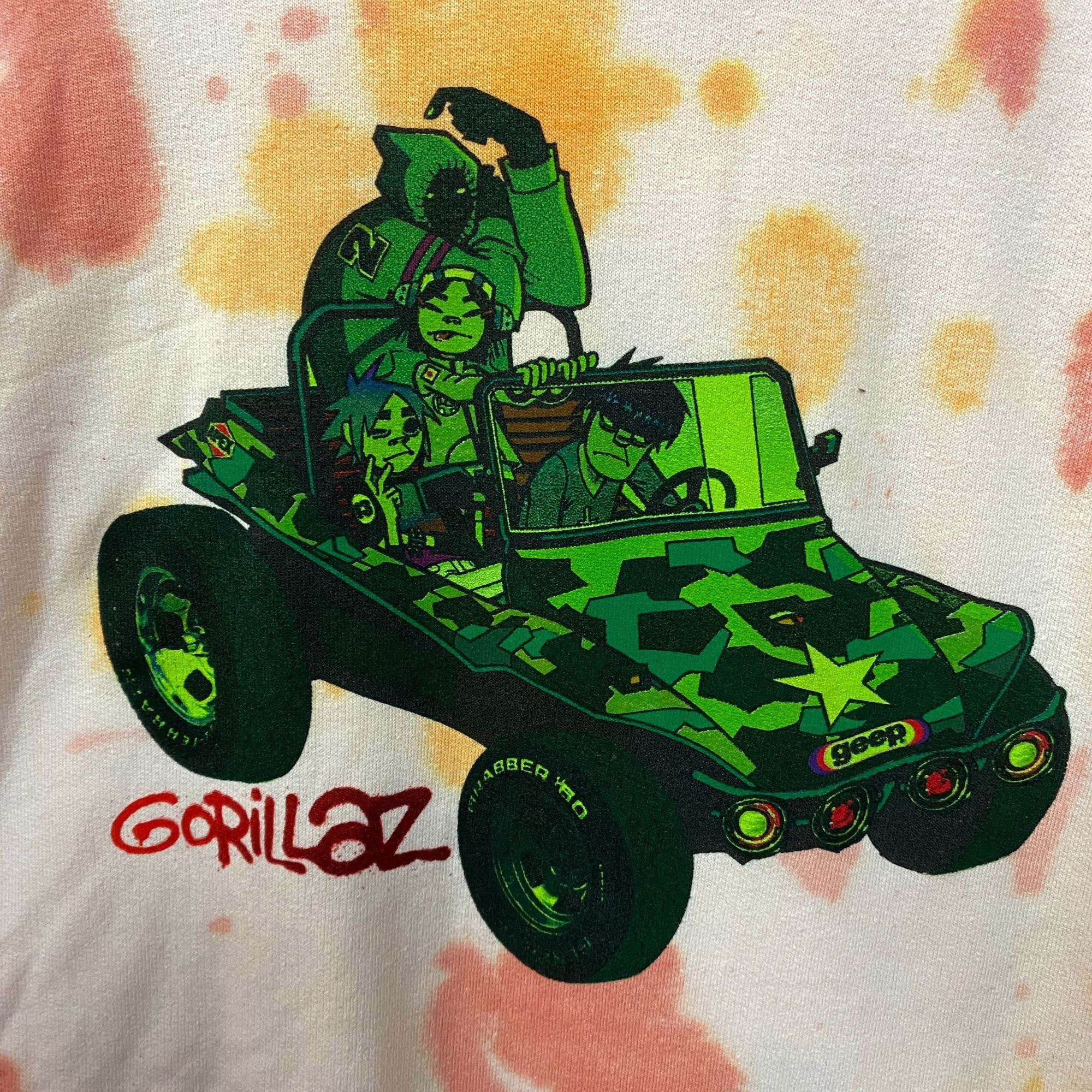 Other Gorillaz Self-Titled Album Cover Tie-Dye Hoodie Size Xl Size US XL / EU 56 / 4 - 2 Thumbnail