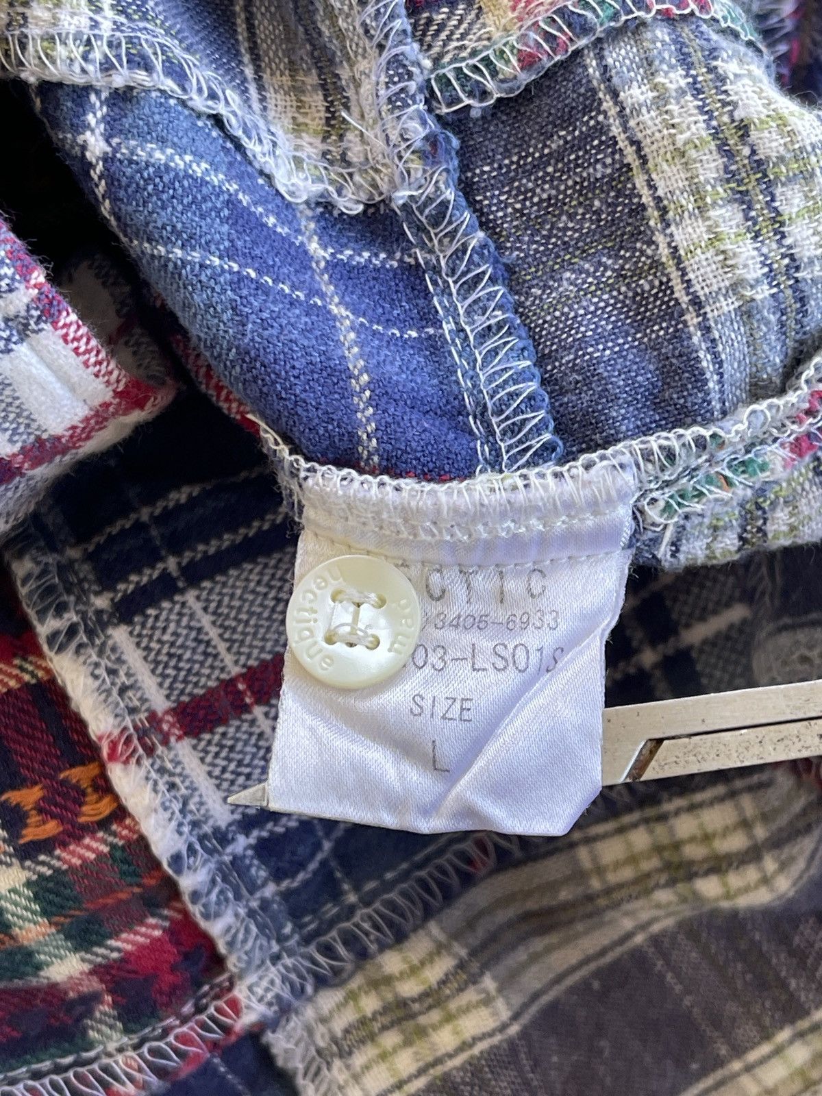 Flannel Mad Hectique Japan Patchwork Shirt Size US L / EU 52-54 / 3 - 8 Thumbnail
