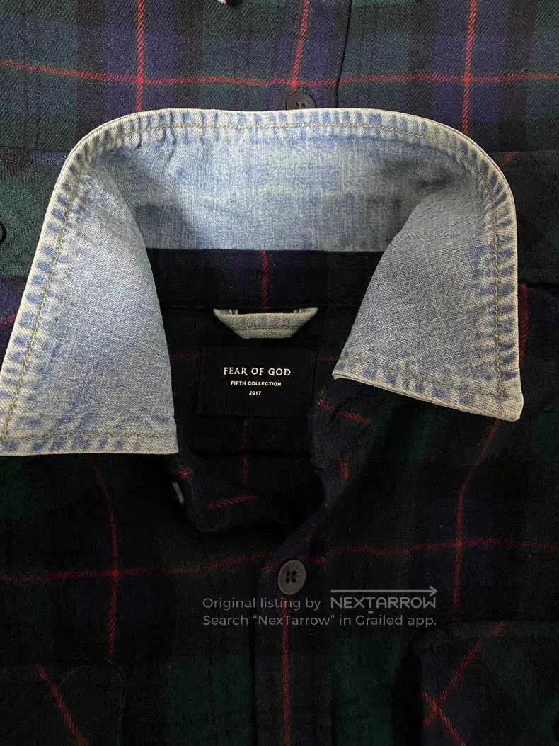 Fear of God Fear of God 5th Denim Collar Shirt. Size US XS / EU 42 / 0 - 3 Thumbnail