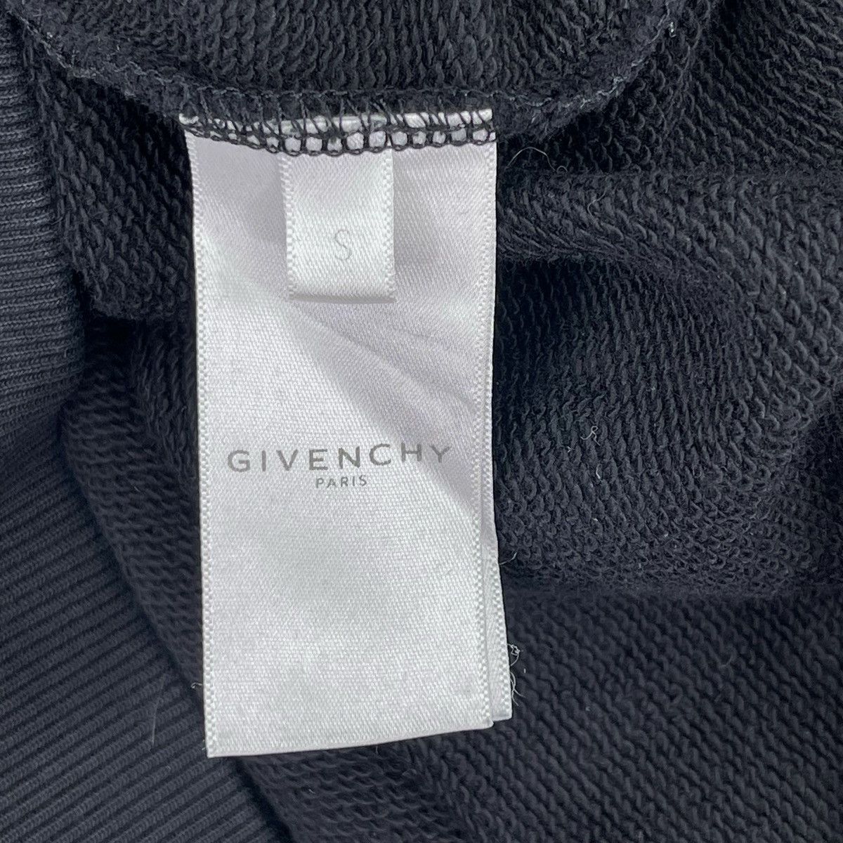 Givenchy Givenchy Paris Black Distressed Sweatshirt Hoodie Size US M / EU 48-50 / 2 - 10 Thumbnail