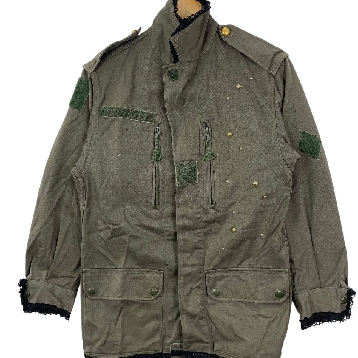 Vintage Vintage 1985 UGECOMA PARIS FRENCH ARMY Field Jacket Size S / US 4 / IT 40 - 4 Thumbnail