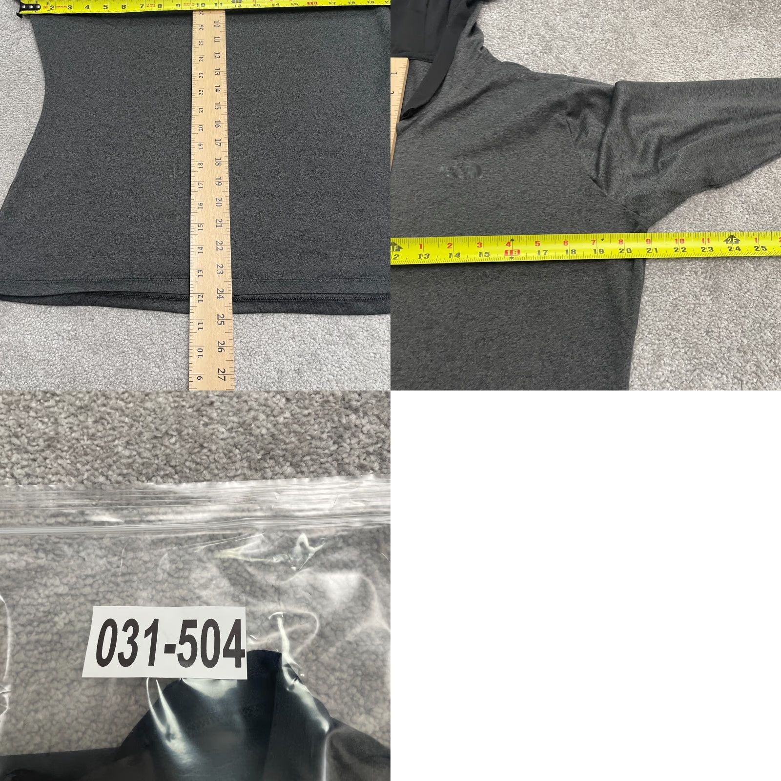 The North Face The North Face Hoodie Womens Large Dark Gray FlashDry Pullover Sweatshirt Active Size L / US 10 / IT 46 - 8 Thumbnail