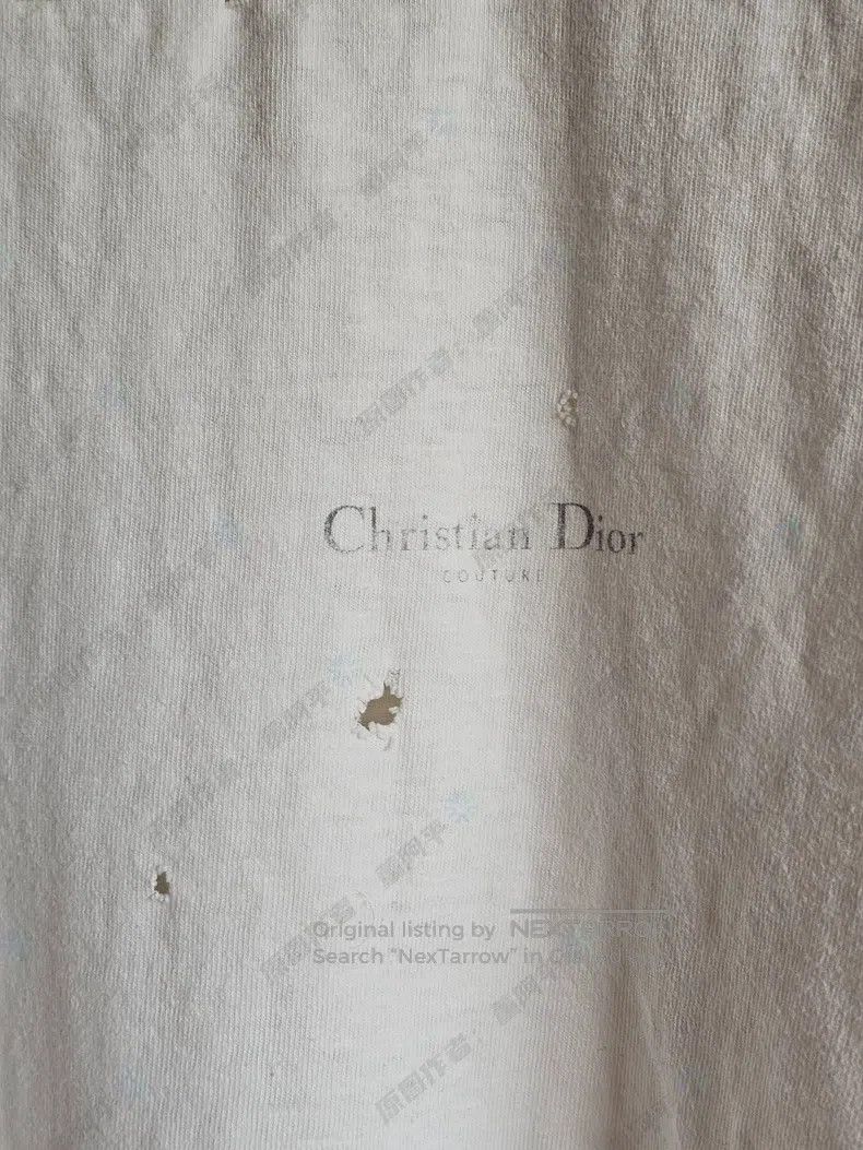Dior Dior White hole short-sleeved T-shirt Size US L / EU 52-54 / 3 - 2 Thumbnail