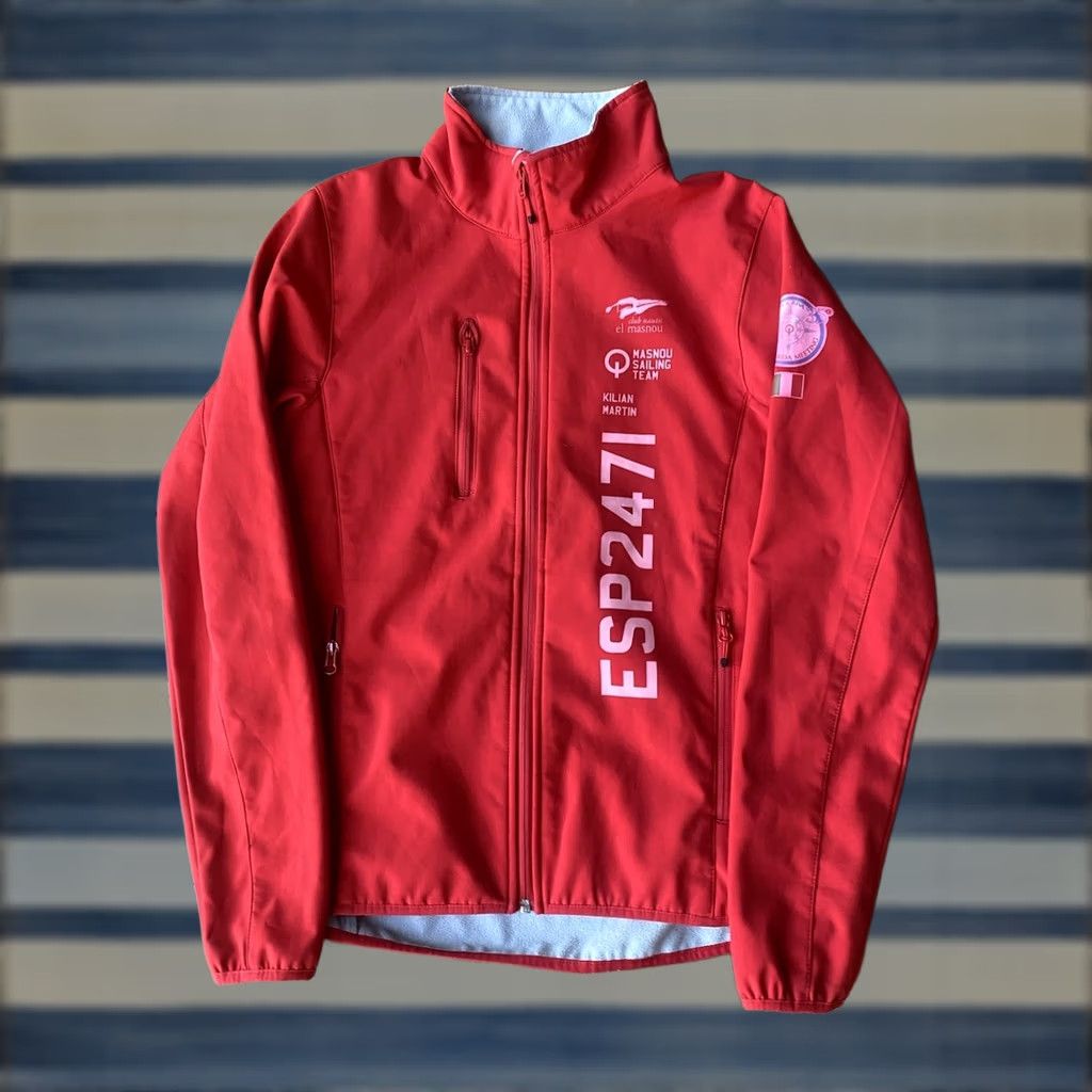 Vintage Clique Masnou Sailing Team Kilian Martin Tech Jacket Small Red Zipper Hoodie Jacket Men S Red Zipper Full Zip Lightweight Water Resistant Midi-Length Size US S / EU 44-46 / 1 - 1 Thumbnail