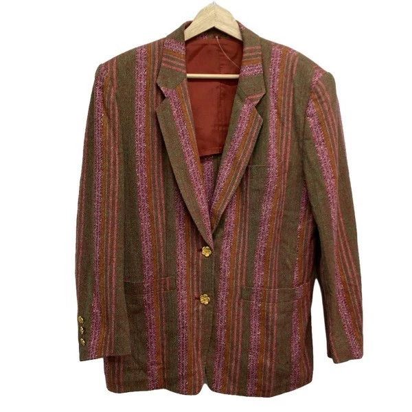 Kenzo KENZO Vintage patchwork pattern suit jacket Size M / US 6-8 / IT 42-44 - 4 Thumbnail