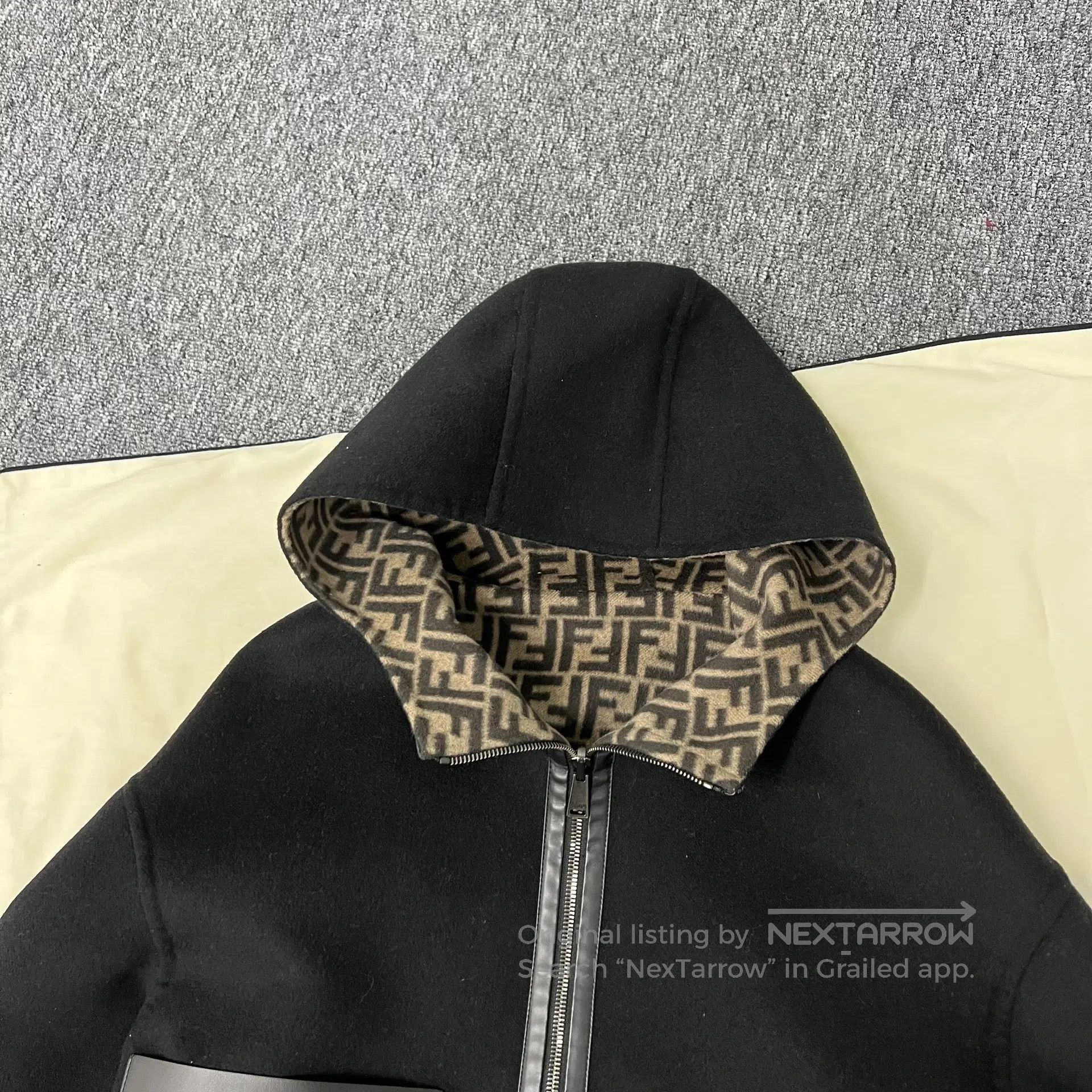 Fendi FENDI size 40 Cap-equipped little monster eyes; zipper ja Size US L / EU 52-54 / 3 - 4 Thumbnail