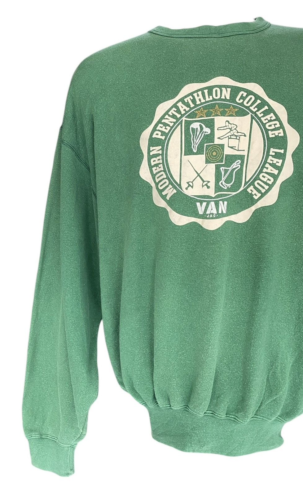 If Six Was Nine × Japanese Brand × Vintage Vintage VAN JAC College League Crewneck Size US L / EU 52-54 / 3 - 3 Thumbnail