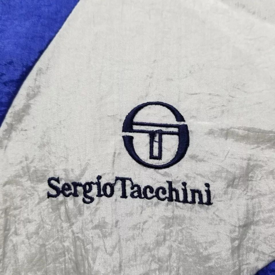 Sergio Tacchini Vintage Sergio Tacchini Jacket Womens 38 Blue Full Zip Size 4XL / US 24-26 - 3 Thumbnail