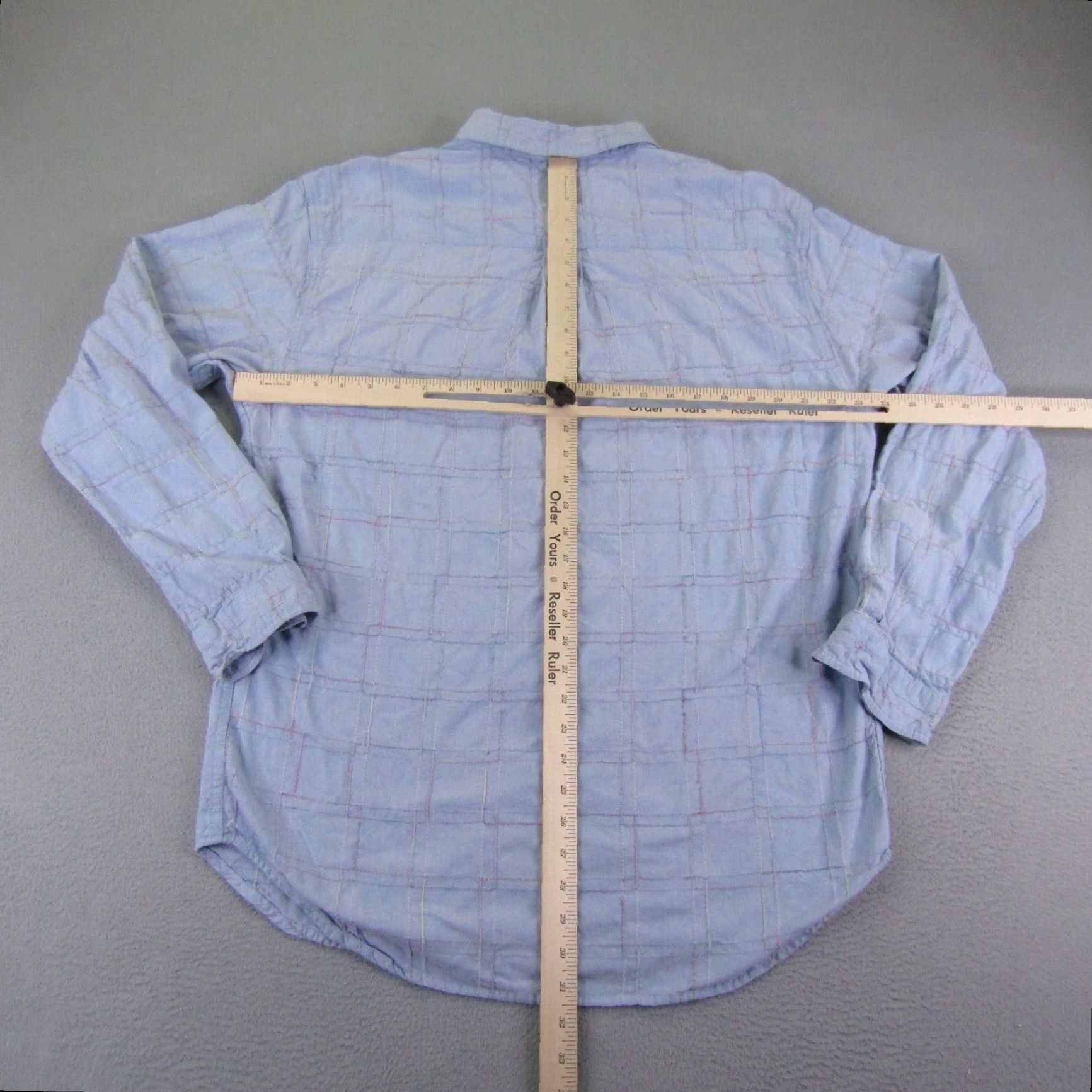 The Territory Ahead VINTAGE Territory Ahead Shirt Mens XL Blue Plaid Button-Up Casual Workwear 90s Theme Mens Size US XL / EU 56 / 4 - 6 Thumbnail