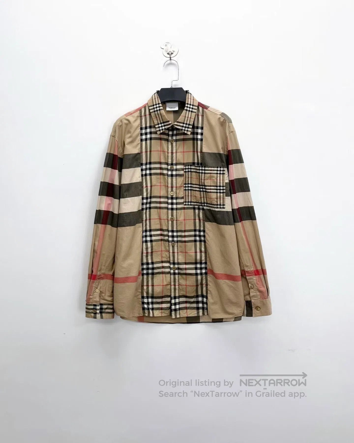 Burberry Burberry Red Check Shirt Jacket. Size US M / EU 48-50 / 2 - 1 Thumbnail