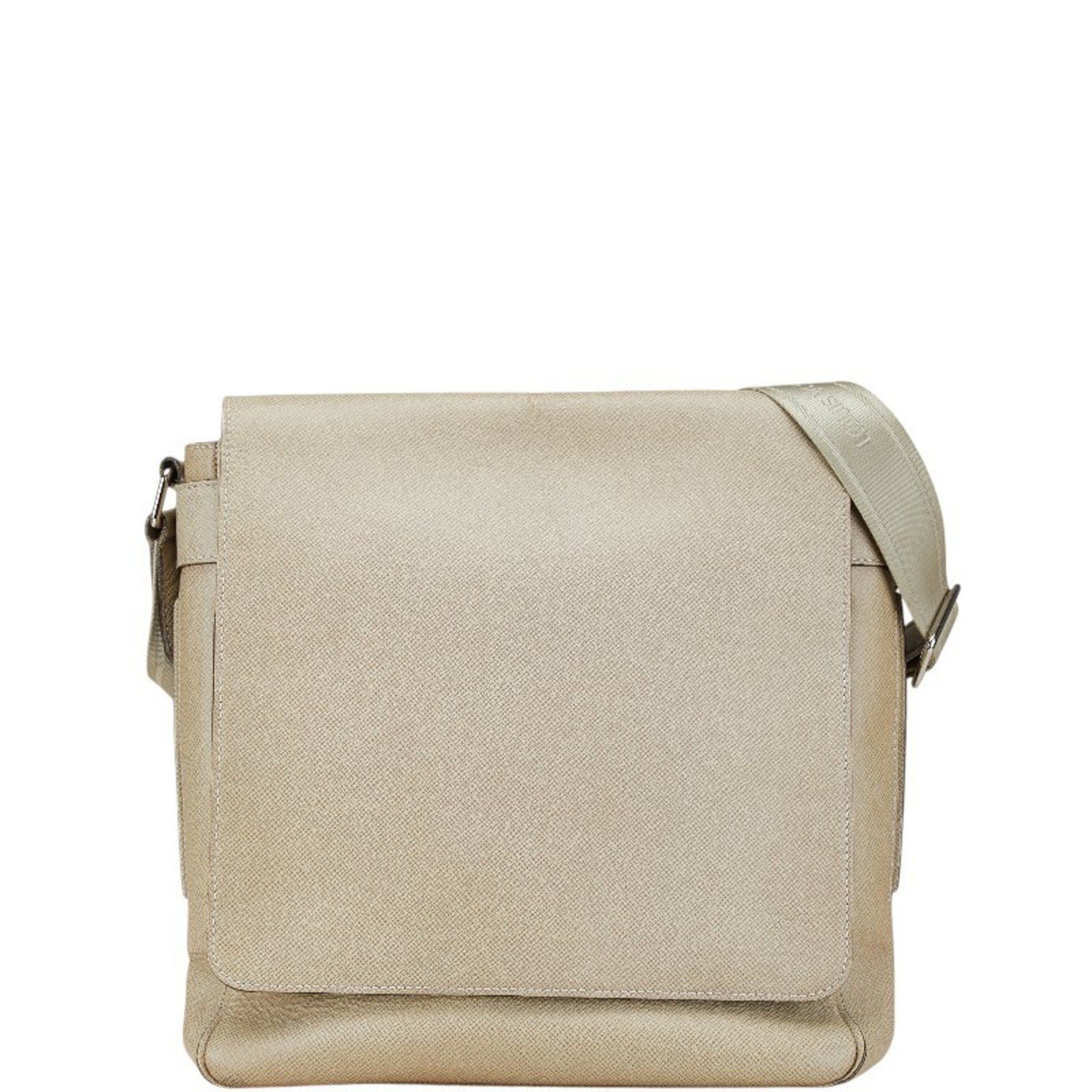 Louis Vuitton Louis Vuitton Taiga Milo Shoulder Bag M32633 Polaire Beige Leather Women's LOUIS VUITTON Size ONE SIZE - 1 Thumbnail