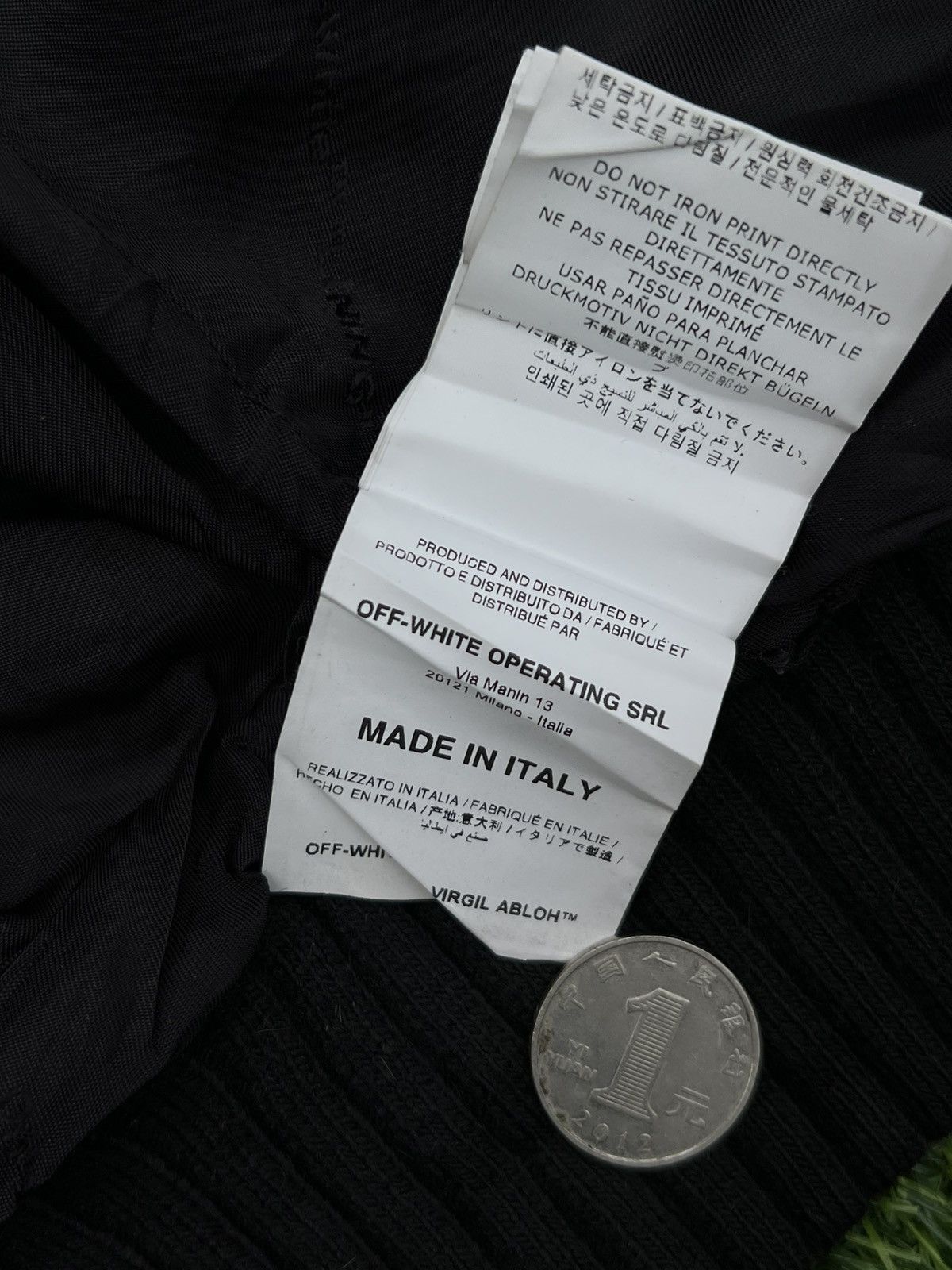 Off-White Off-White c/o Virgil FW20 (Black) Wool VarsityJacket- Large Size US M / EU 48-50 / 2 - 20 Thumbnail
