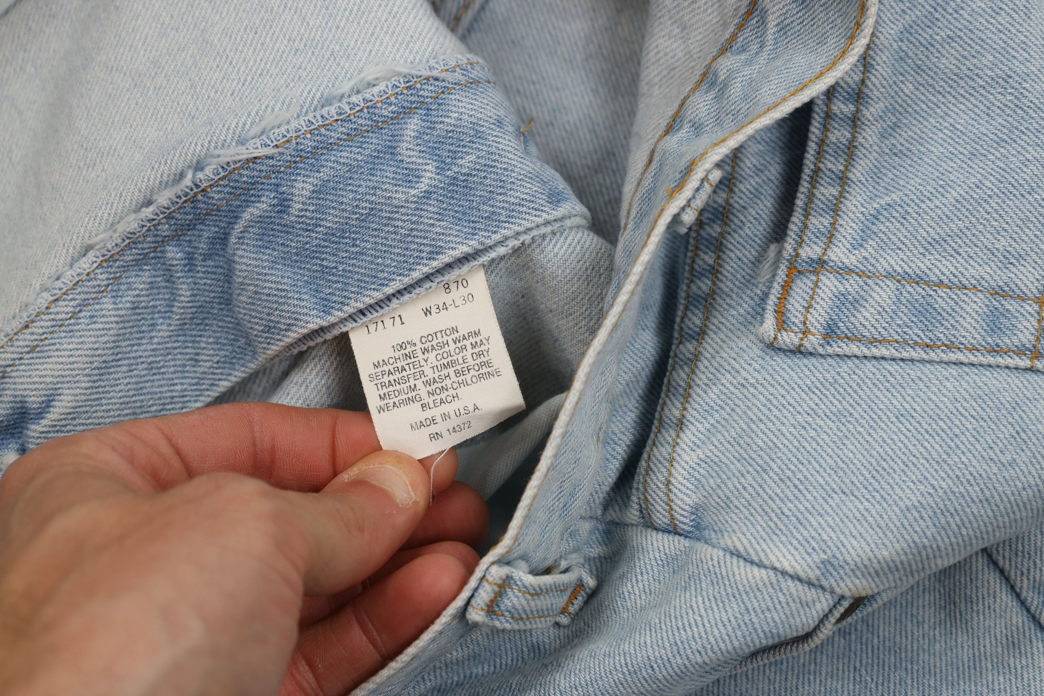 Bugle Boy Vintage 90s Bugle Boy Tapered Leg Denim Jeans USA Blue Size US 34 / EU 50 - 8 Thumbnail