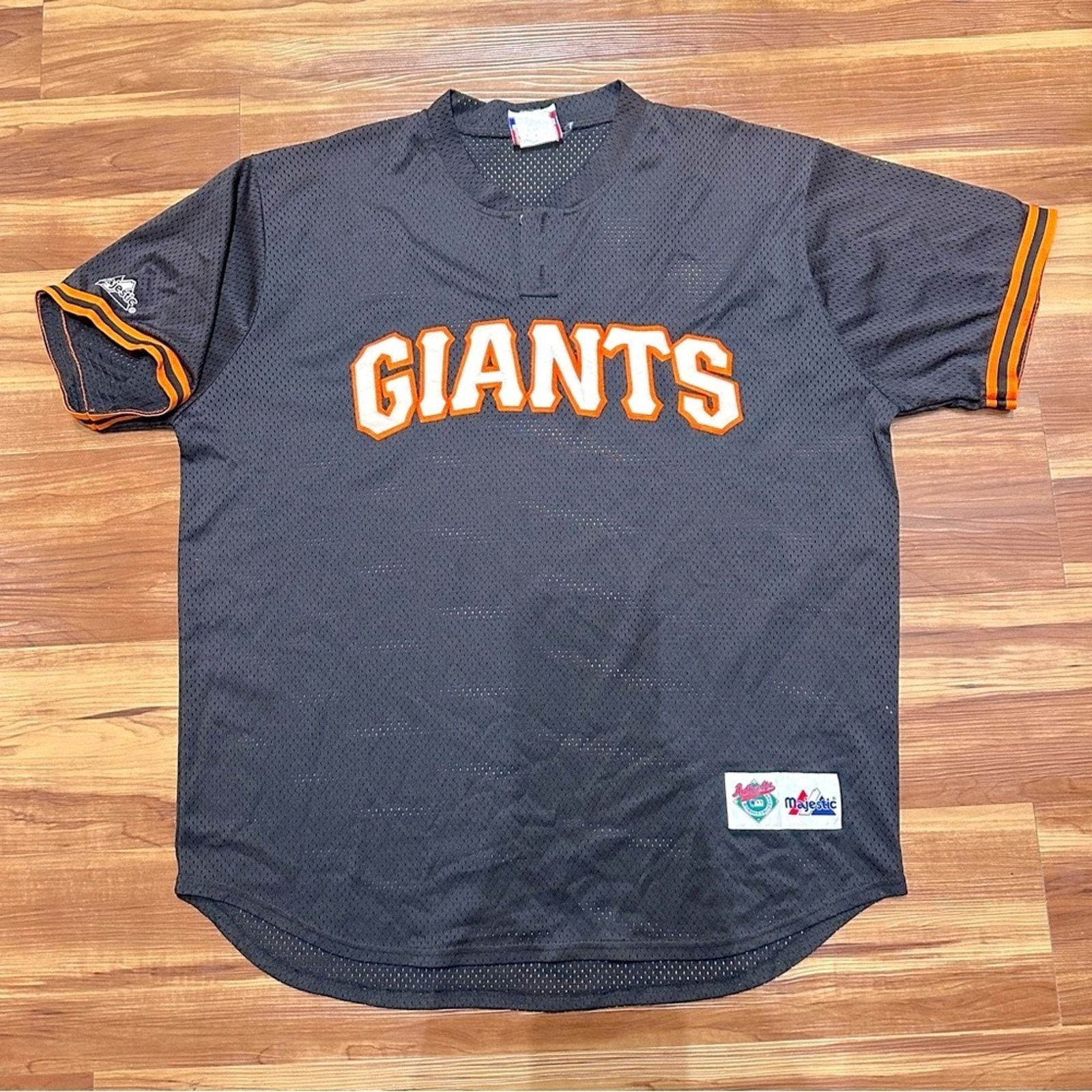 Majestic MBL Baseball San Francisco GIANTS 90 Majestic Vntg Jersey Size US XL / EU 56 / 4 - 1 Thumbnail