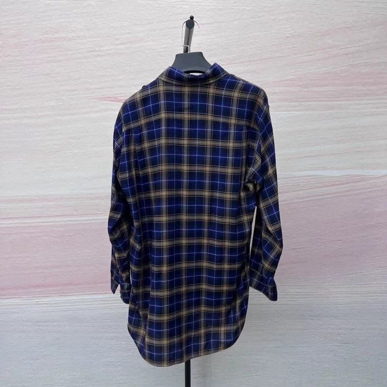 Balenciaga balenciaga plaid long sleeve shirt-2507 Size US S / EU 44-46 / 1 - 2 Thumbnail