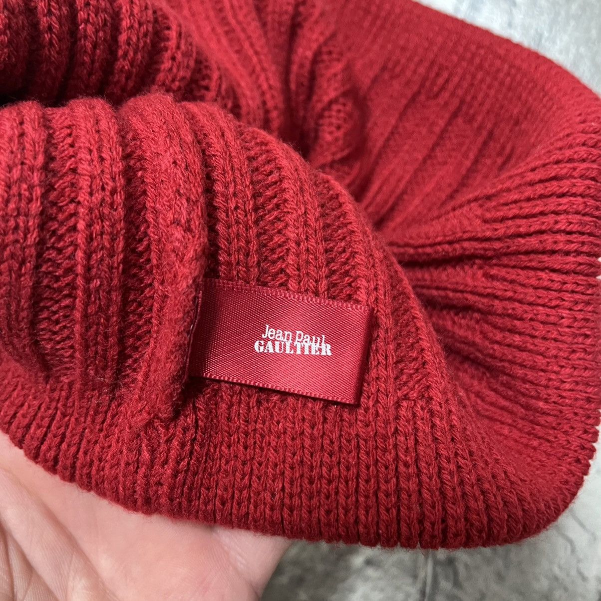 Jean Paul Gaultier Jean Paul Gaultier Hat Beanie Luxury Red Size ONE SIZE - 5 Thumbnail