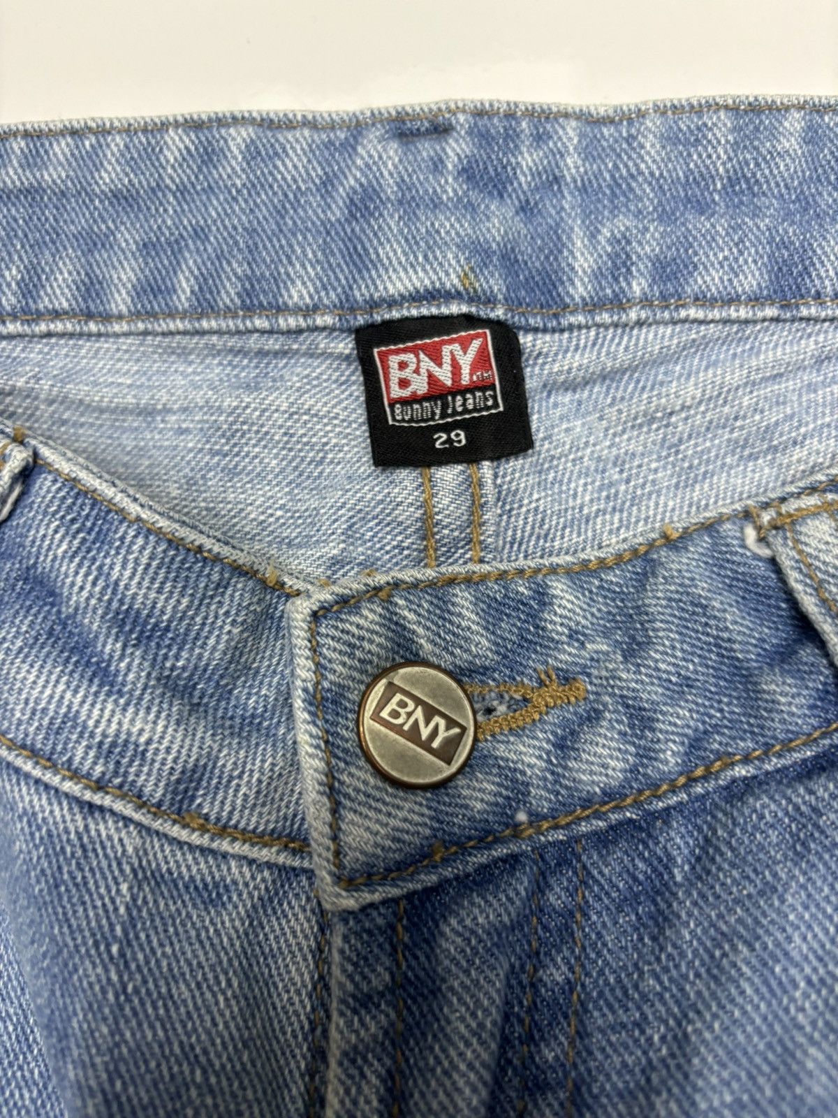 Flare💥90s Vintage Flared Distressed Denim Bny Jeans