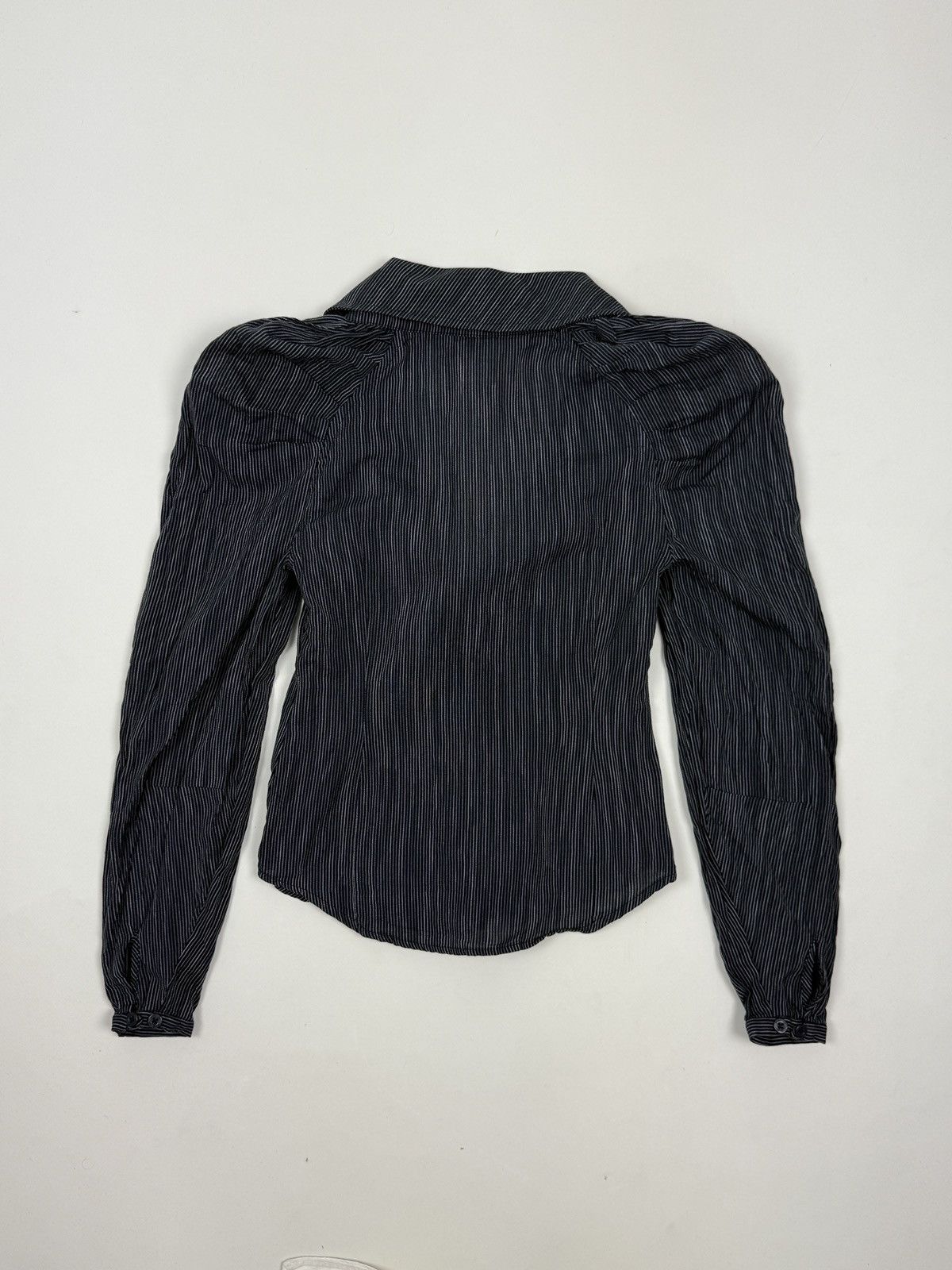 Allsaints Allsaints Striped Fitted Button Blouse Victorian Whimsigoth Size XS / US 0-2 / IT 36-38 - 5 Thumbnail