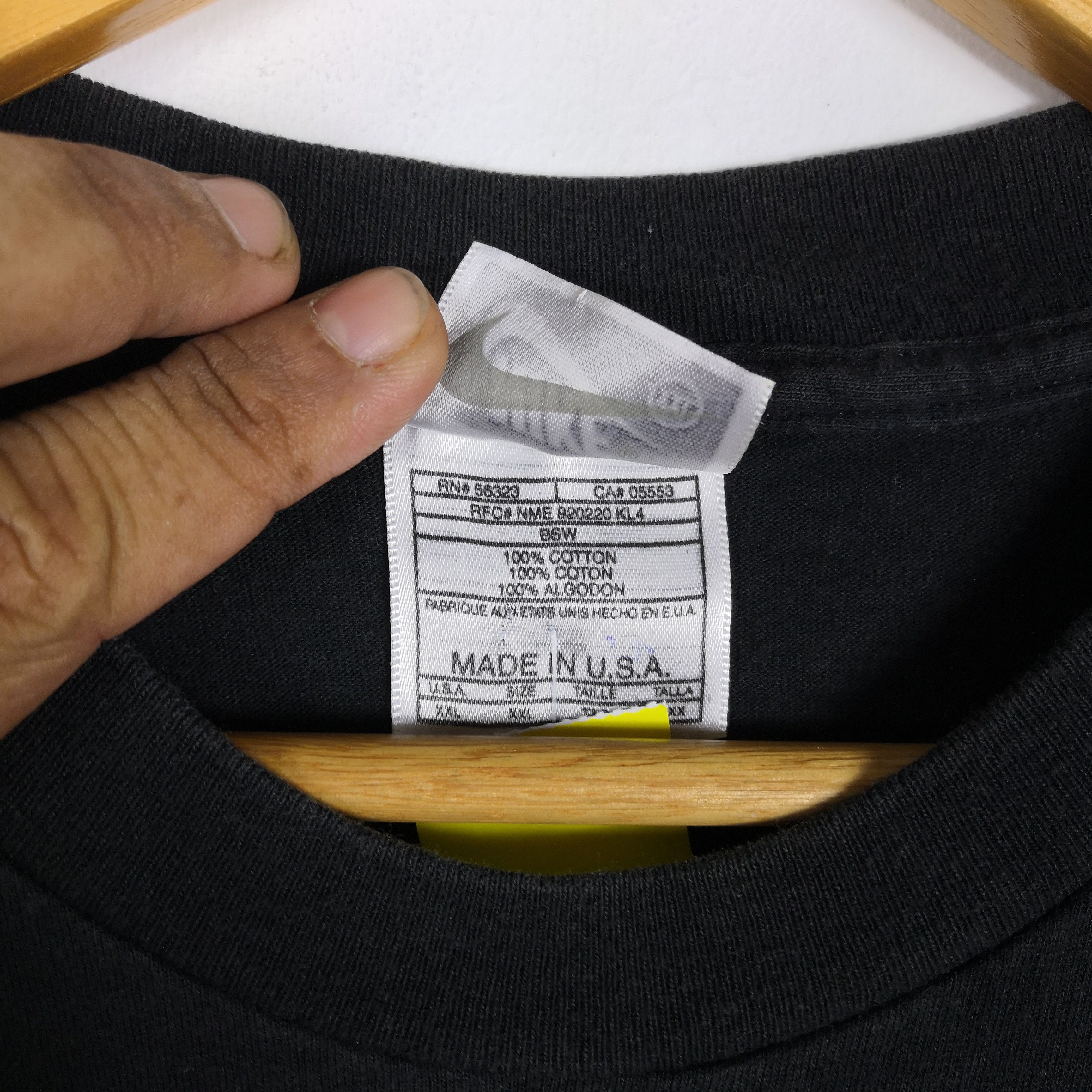 Nike × Vintage Vintage Y2k Nike T-Shirt Nike Swoosh Action Talks Nike Tees Size US XXL / EU 58 / 5 - 7 Thumbnail