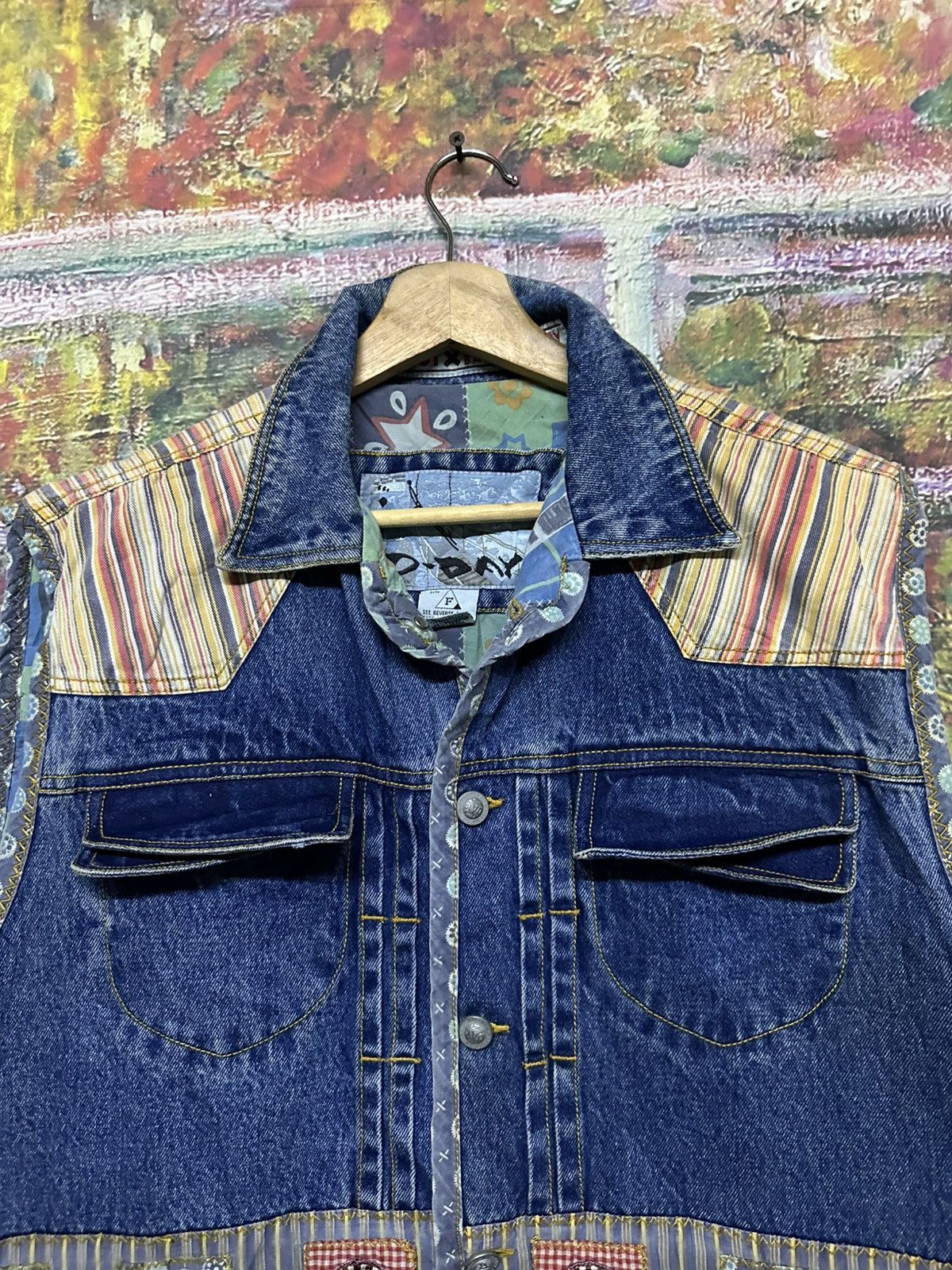 Vintage Vintage vest D-day denim Size US L / EU 52-54 / 3 - 6 Thumbnail