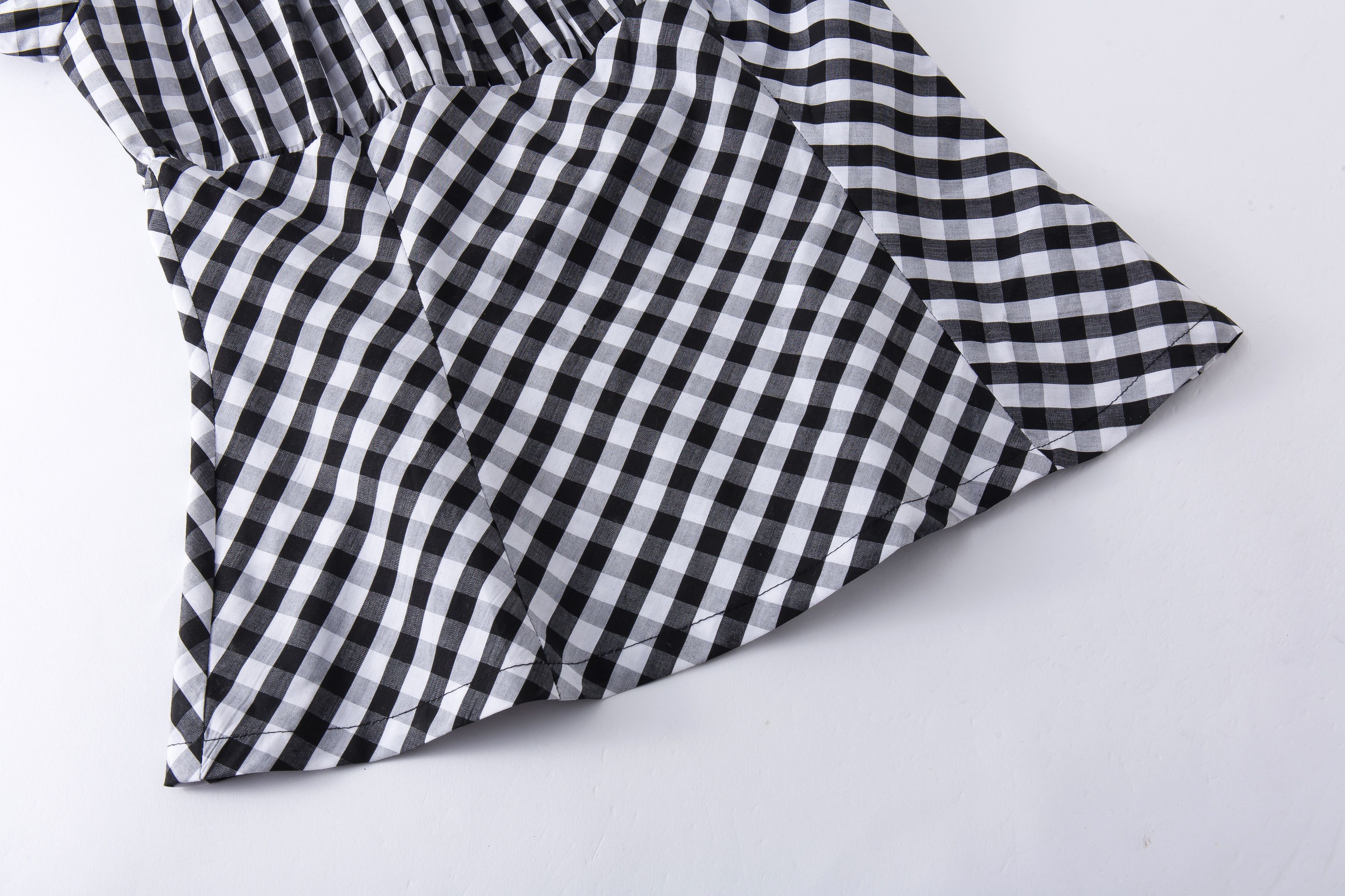 Other Women tops black and white check off shoulder slim fit Size XXL / US 16-18 / IT 52-54 - 5 Thumbnail