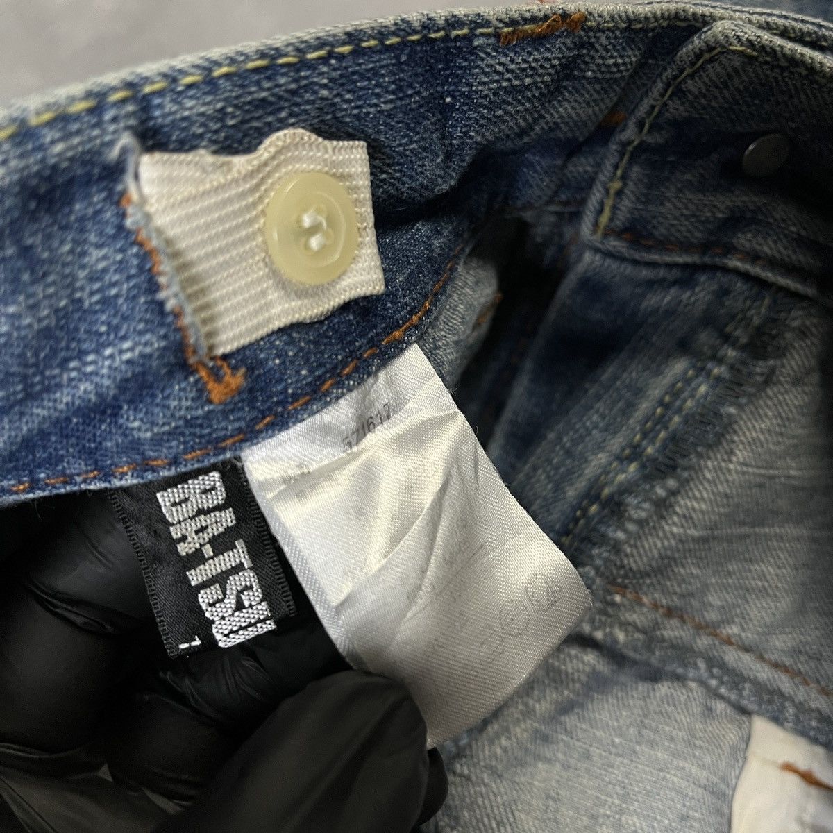 Japanese Brand Japan Double Waist by BA-TSU STUDIO Skull Pocket Jeans Size US 28 / EU 44 - 5 Thumbnail