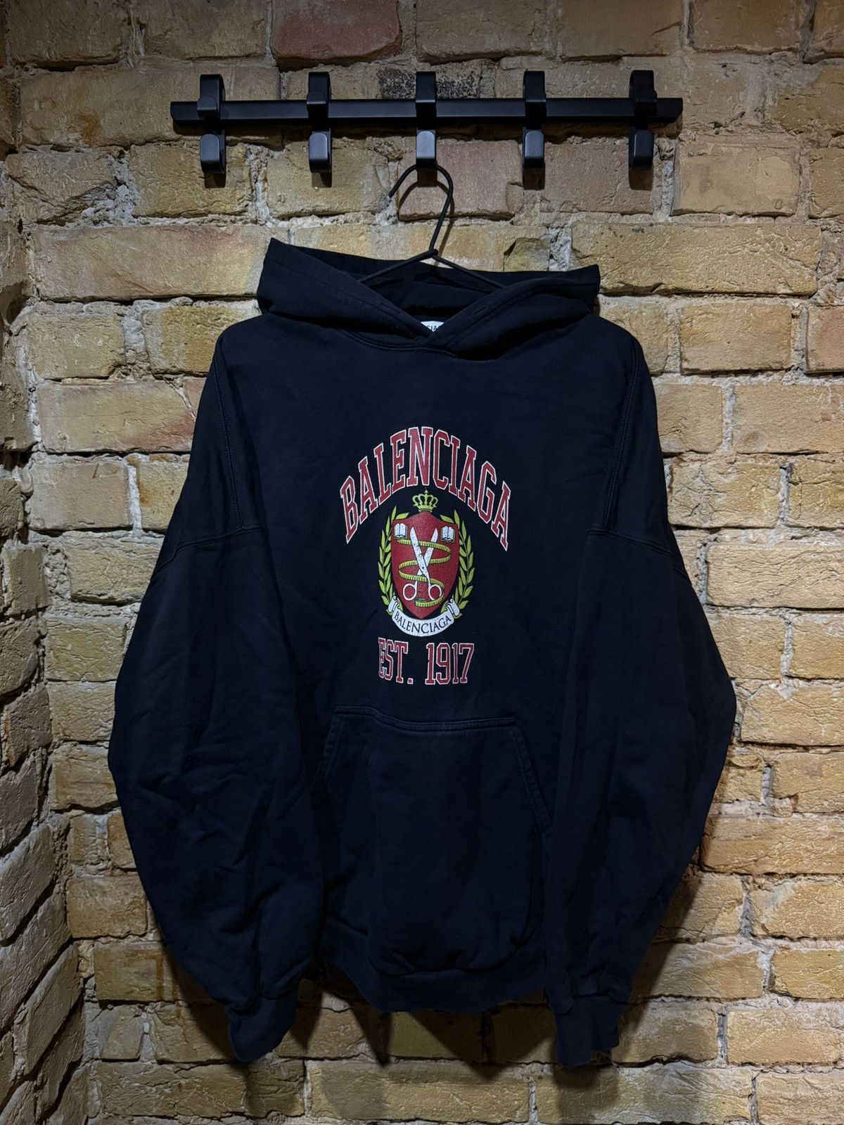 Balenciaga balenciaga college hoodie Size US M / EU 48-50 / 2 - 1 Thumbnail